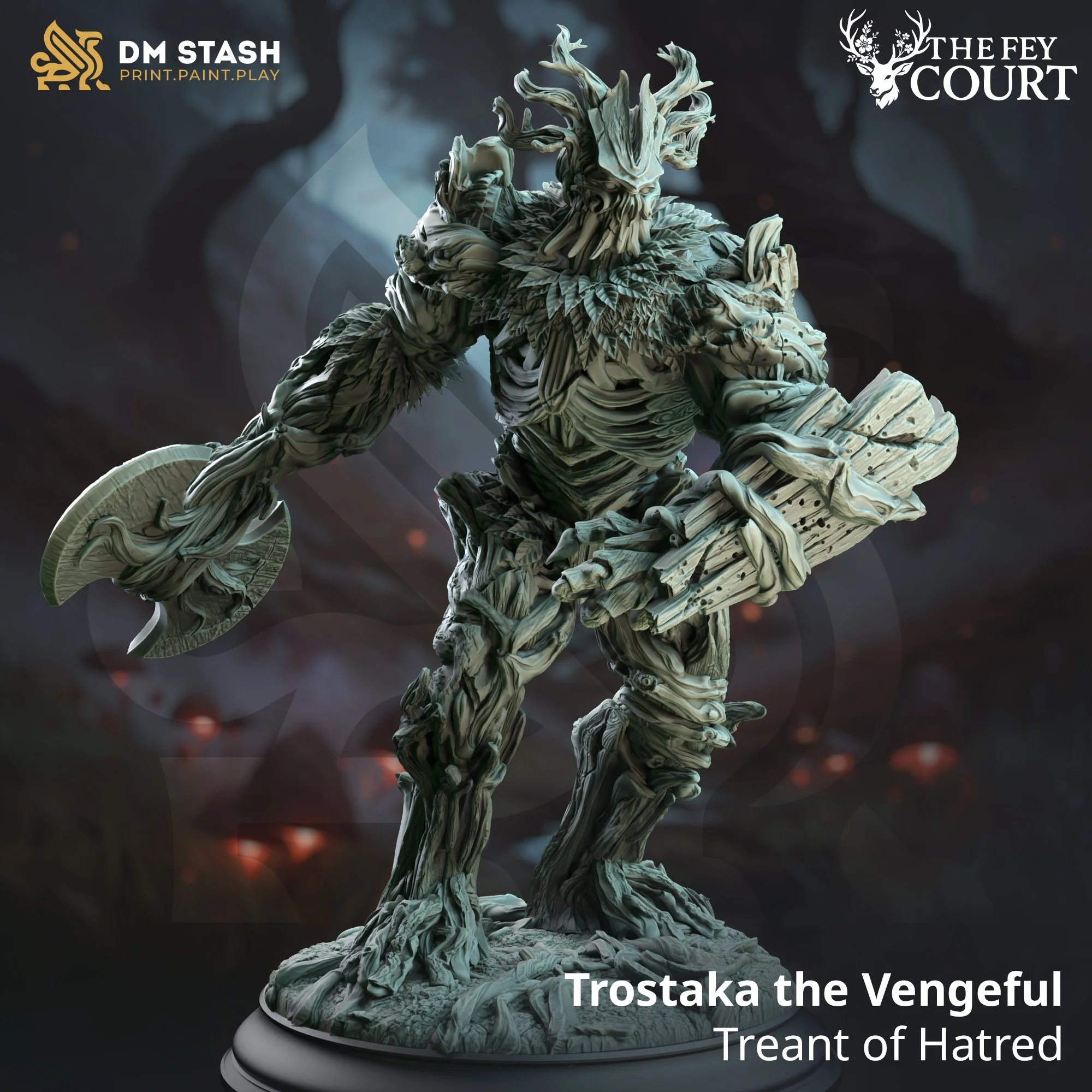 Trostaka the Vengeful - Treant of Hatred
