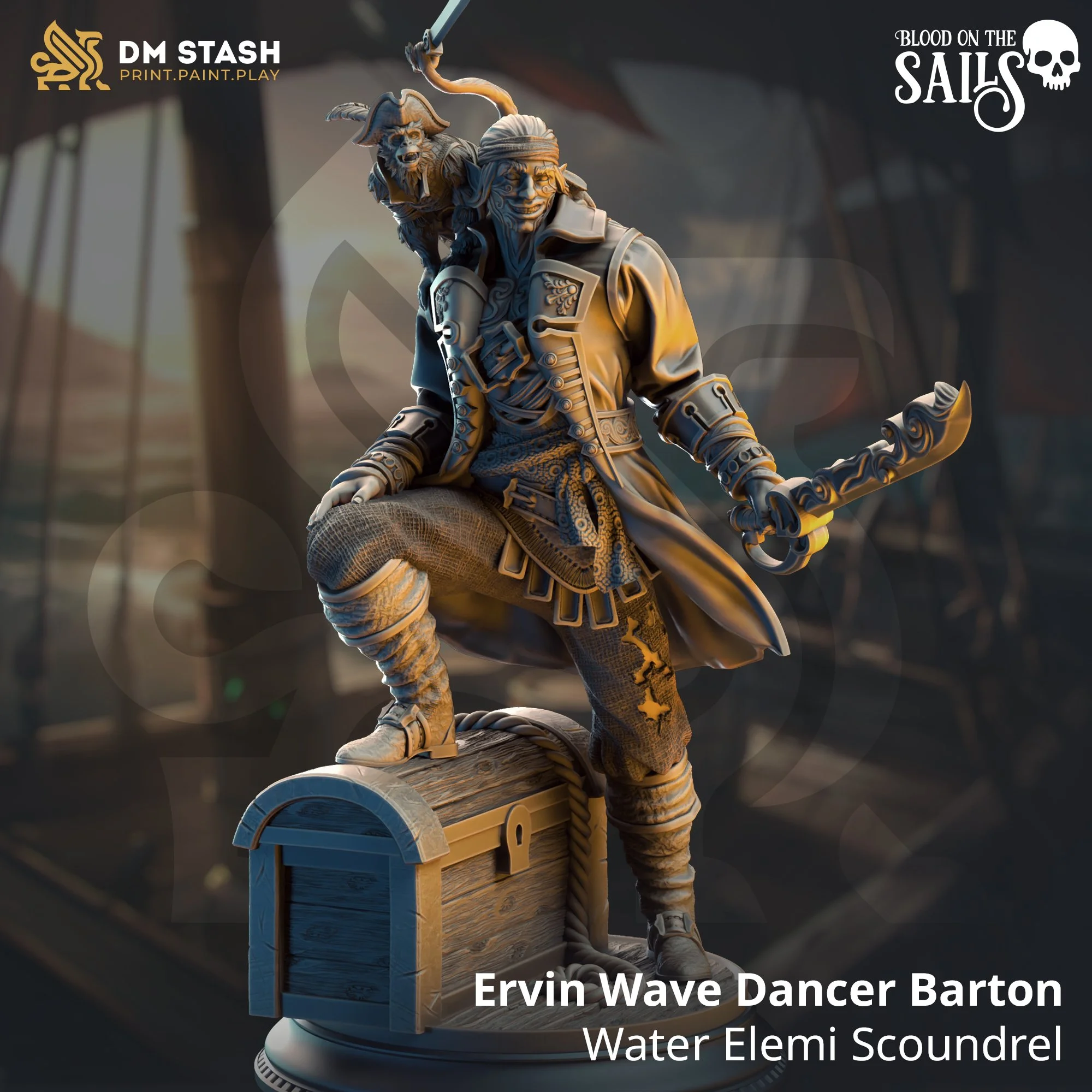 Ervin Wave Dancer Barton, Water Elemi Scoundrel