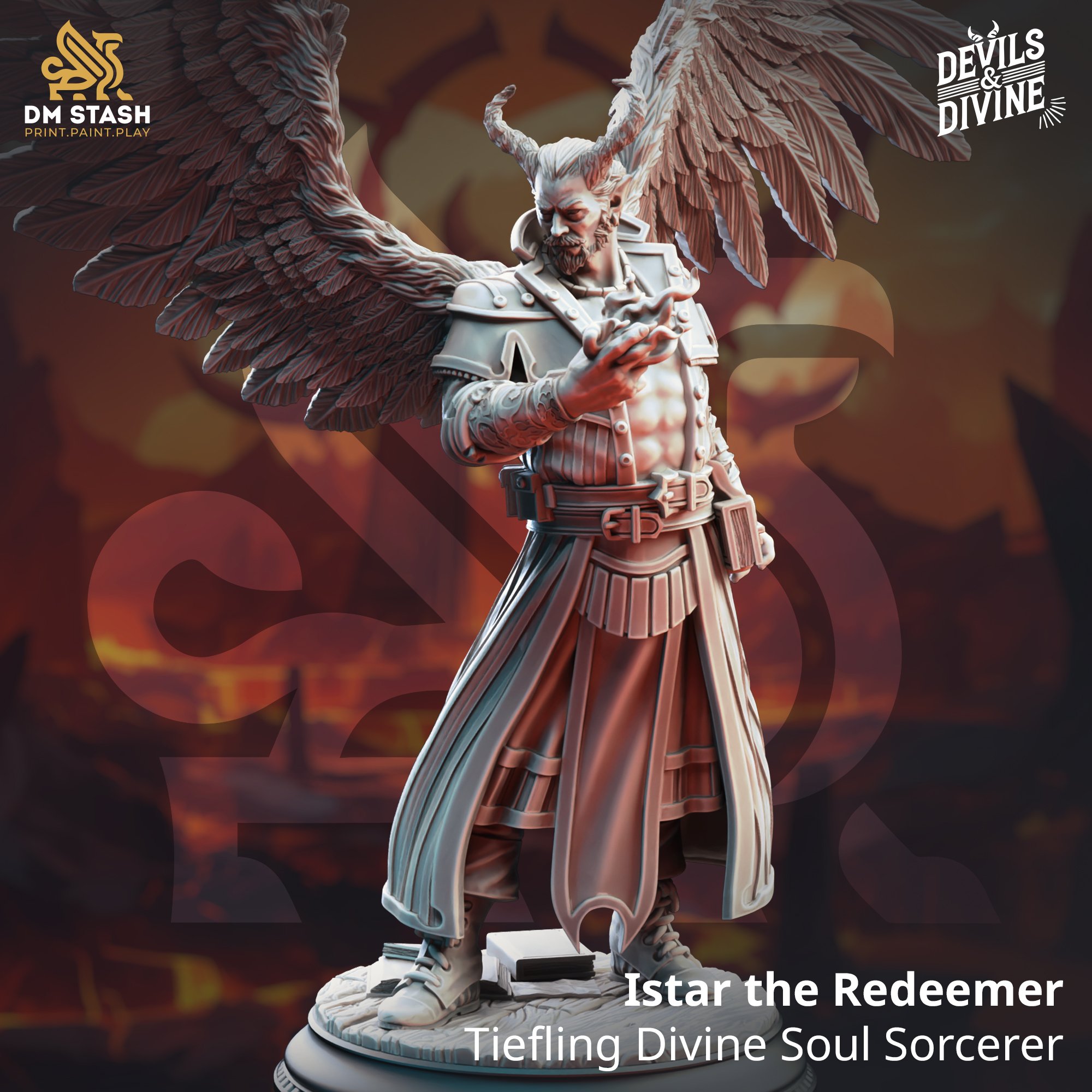 Istar the Redeemer - Tiefling Divine Soul Sorcerer