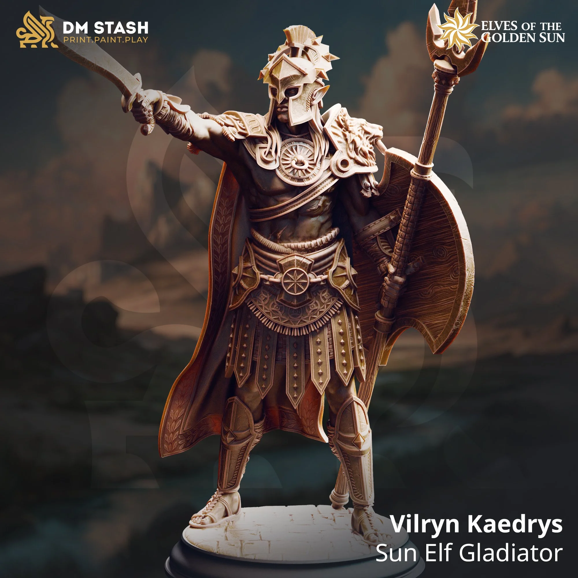 Vilryn Kaedrys - Sun Elf Gladiator
