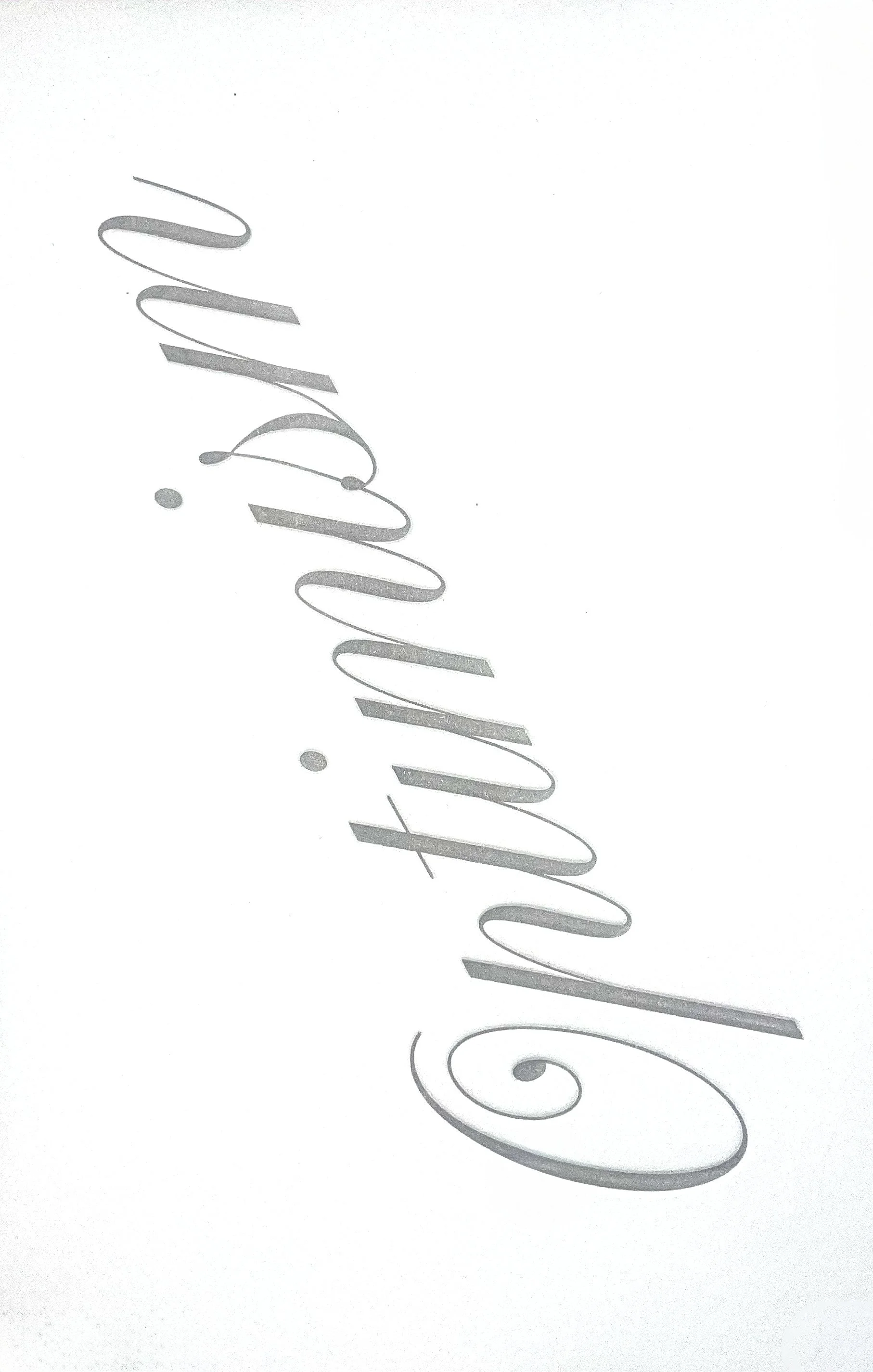   optimism , 2025, letterpress with pantone ink on 200lb (540 gsm) cotton board, edition of 150, signed and numbered, 6 x 9" / 15.2 x 22.7 cm 