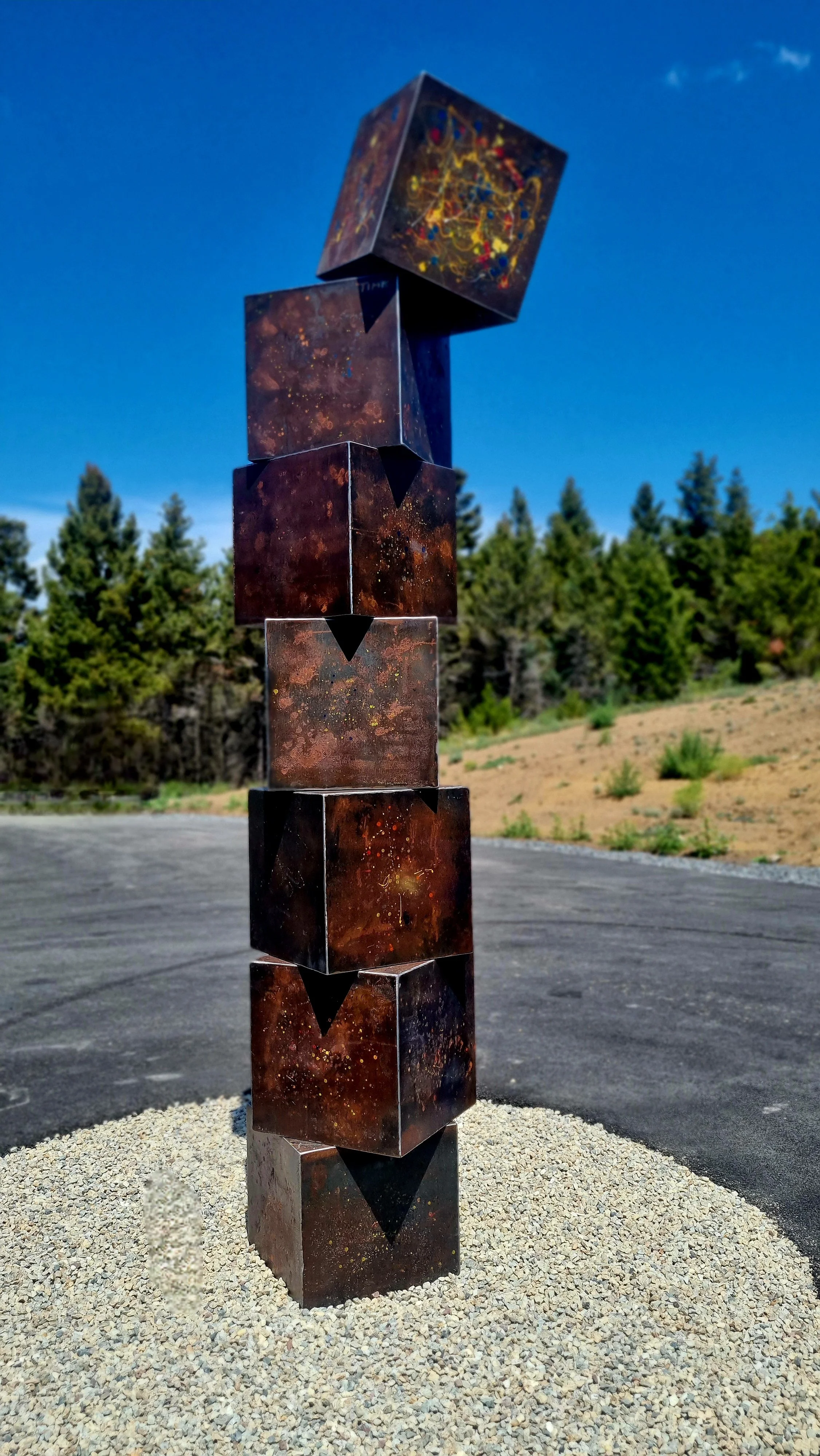  One Too Many  | Steel and Paint 2025 | 3.5m X 0.5m