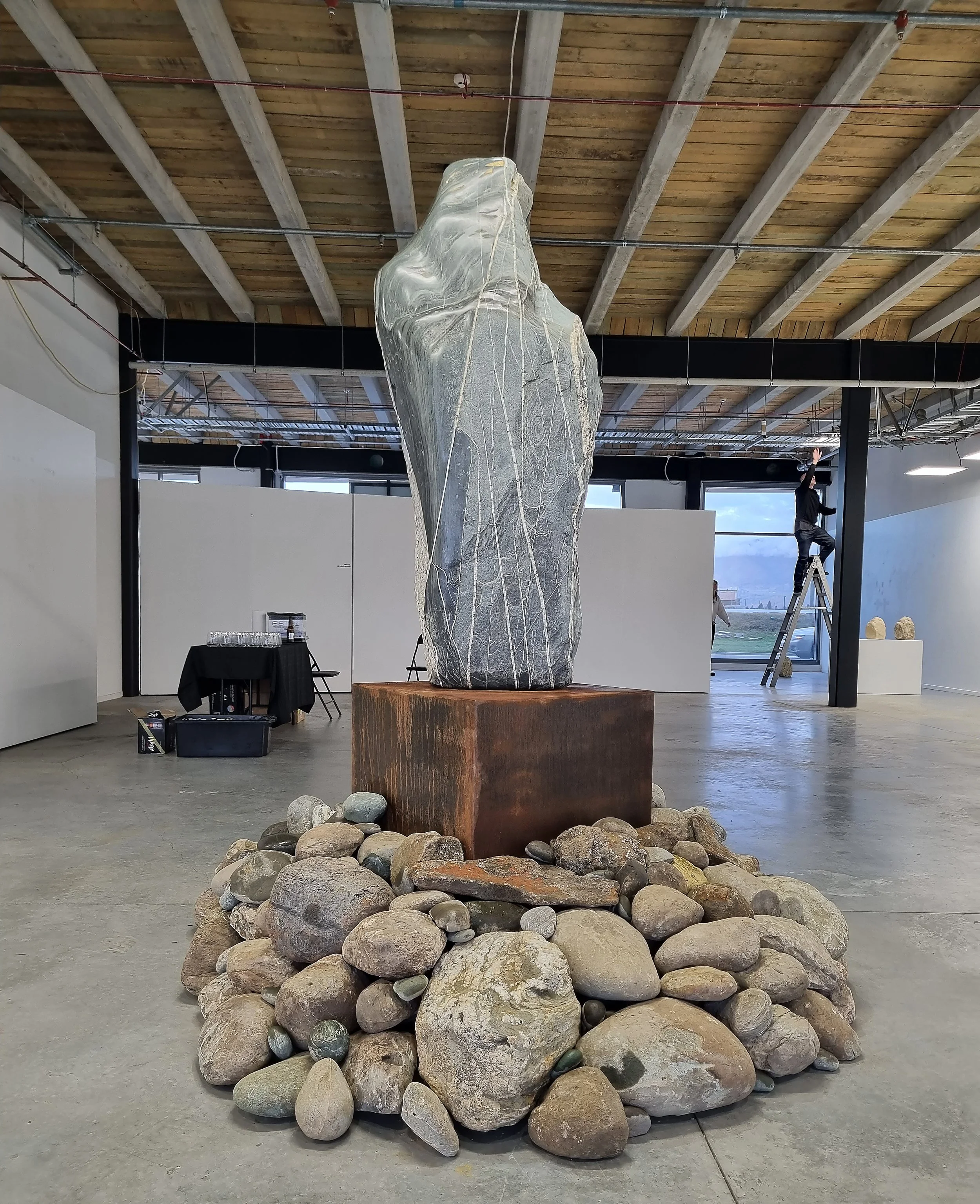  Mother and Child  | Glenorchy Slate  2019 | 2.8m x 0.8m