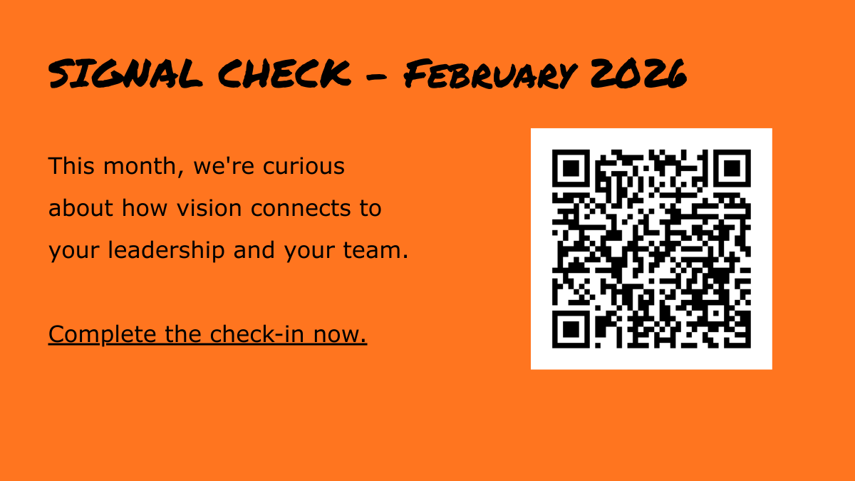 A link to the monthly signal check survey.