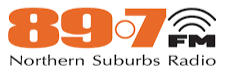Logo of Northern Suburbs Radio, 89.7 FM.