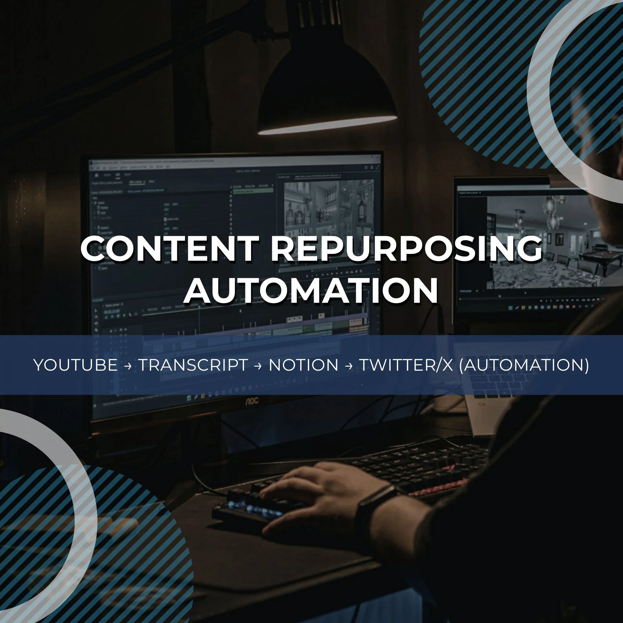 YouTube to Content Repurposing Automation (Transcript → Notion → Twitter/X)