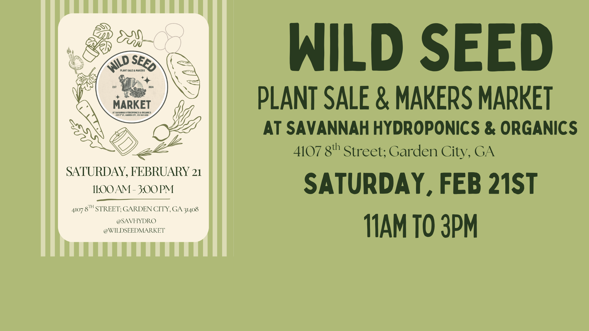 Wild Seed Plant and Maker's Market 