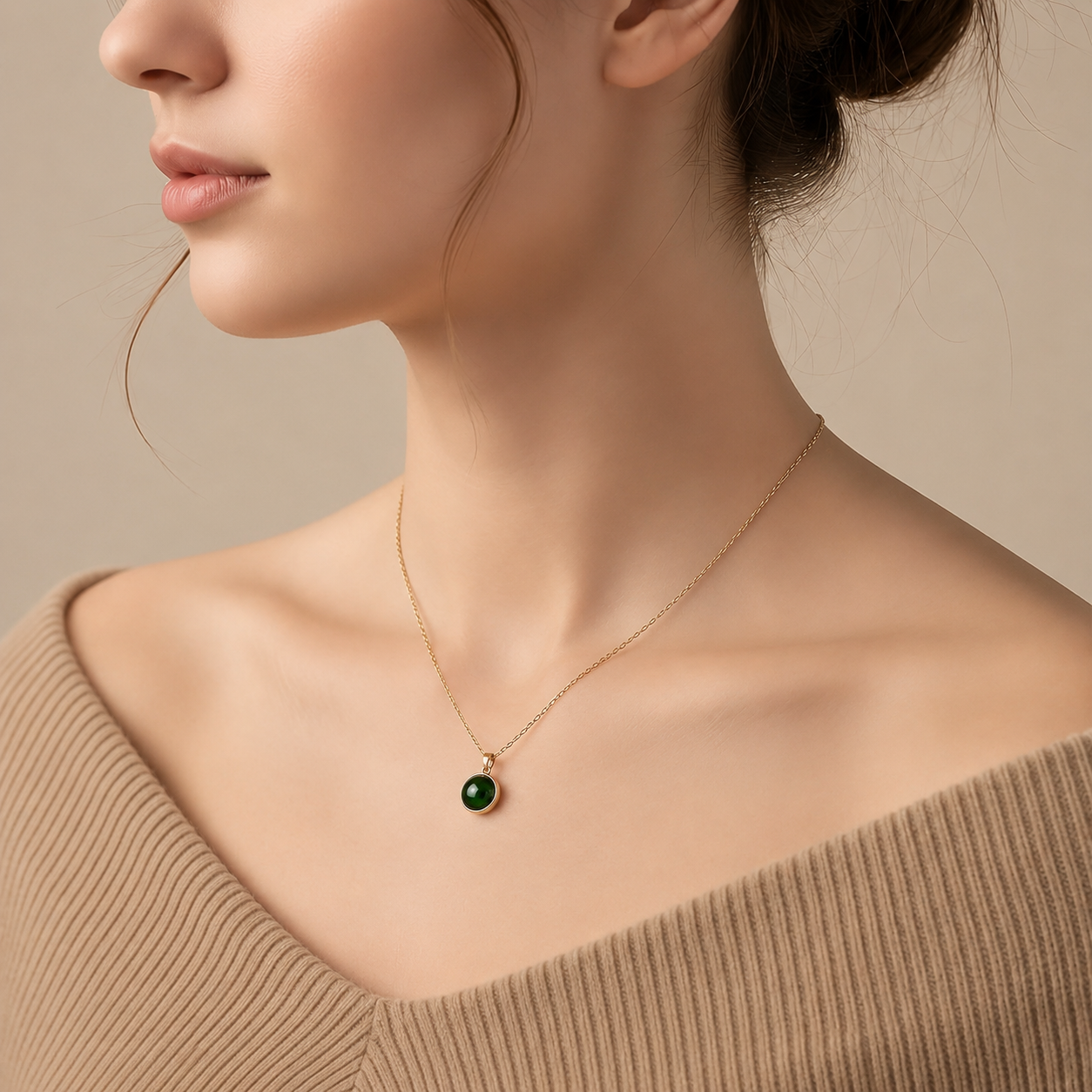 necklace handmade champagne glass.png