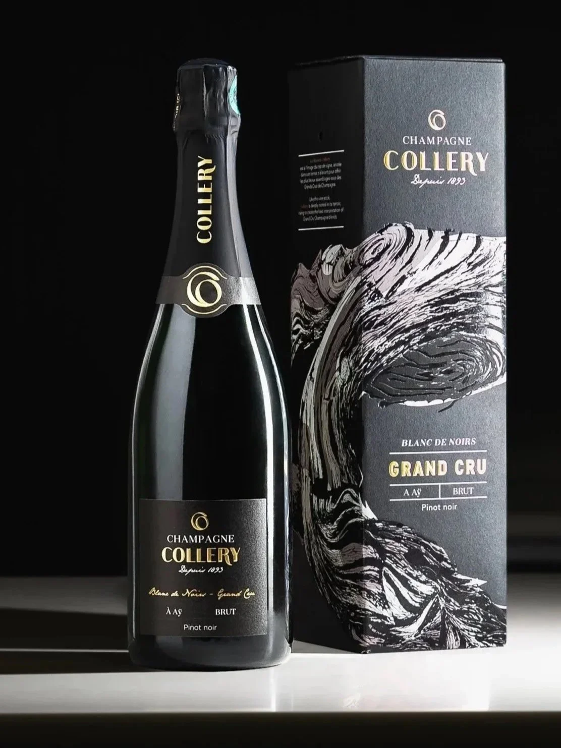 Champagne Collery Blanc de Noirs Brut NV Grand Cru with gift box