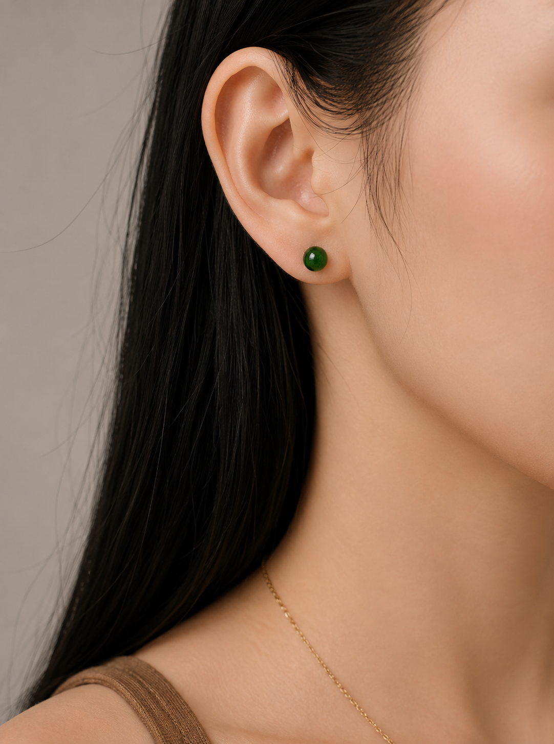 Champagne Bottle Glass Earrings