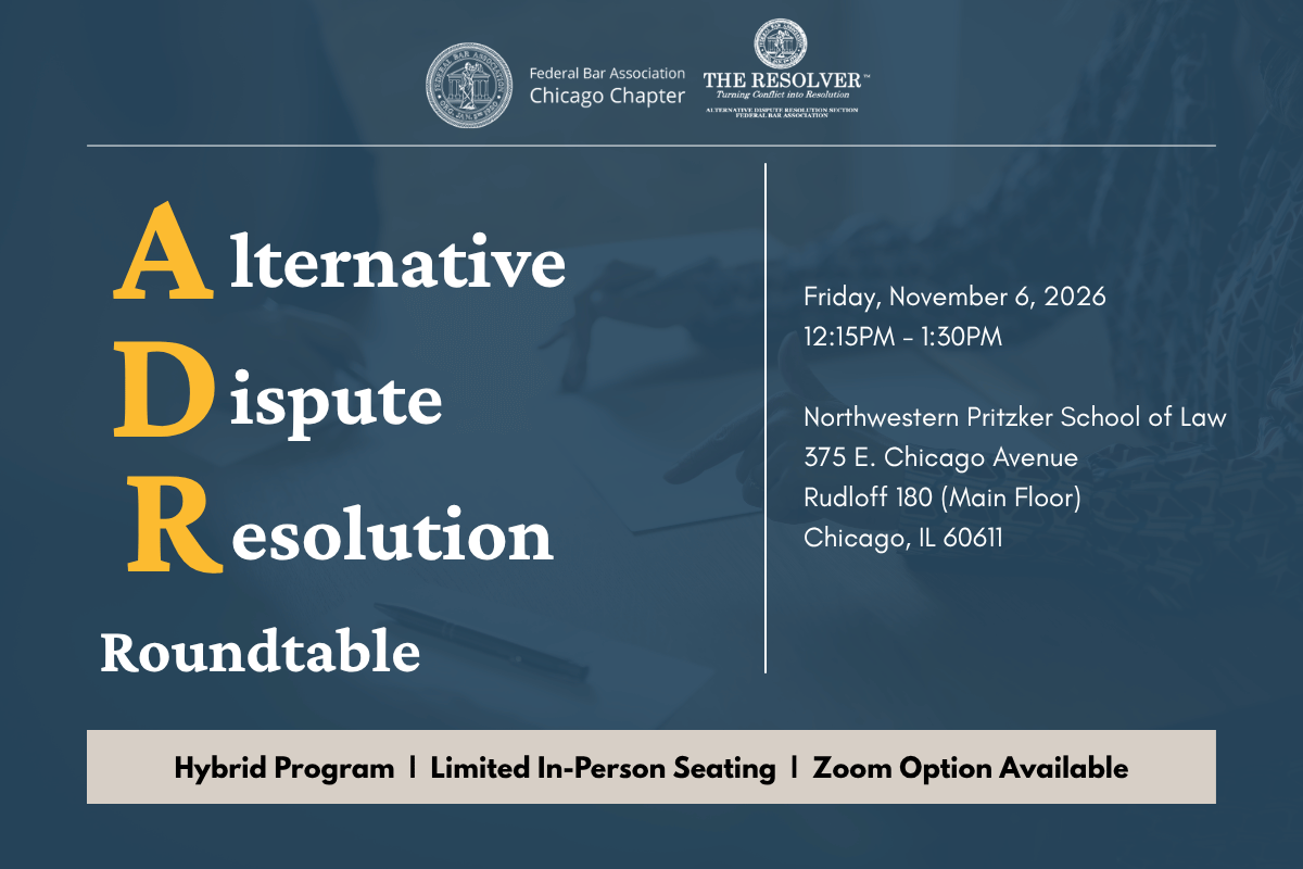 Alternative Dispute Resolution Roundtable