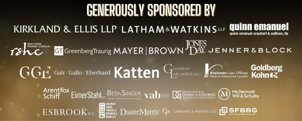 2026 restoring lives reception generous chicago law firm sponsors federal bar association chicago chapter federal problem-solving courts foundation