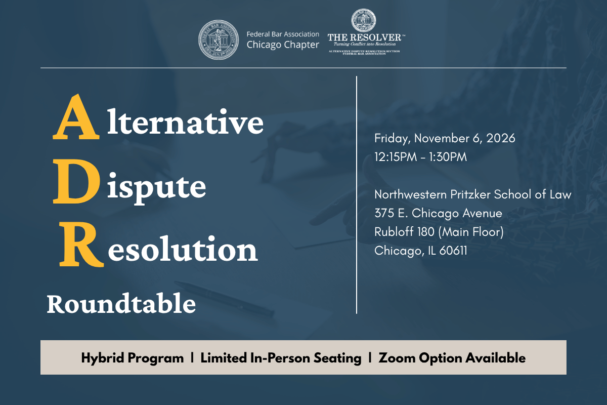 Alternative Dispute Resolution Roundtable