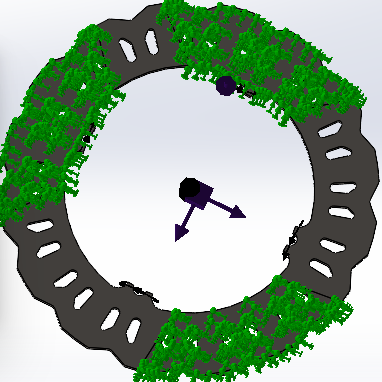 Topology Optimisation on Rear Rotor