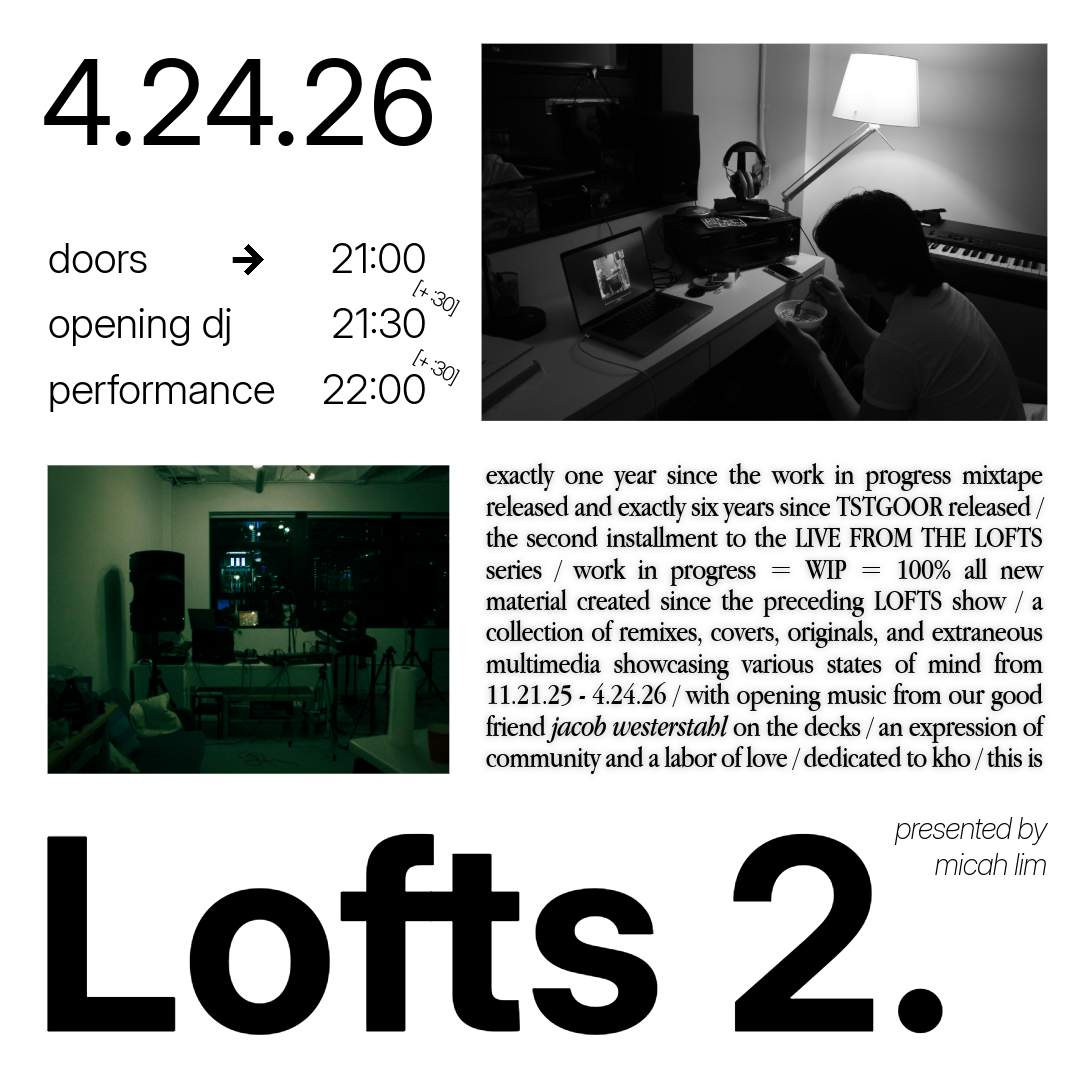 lofts 2 flyer (spring '26)