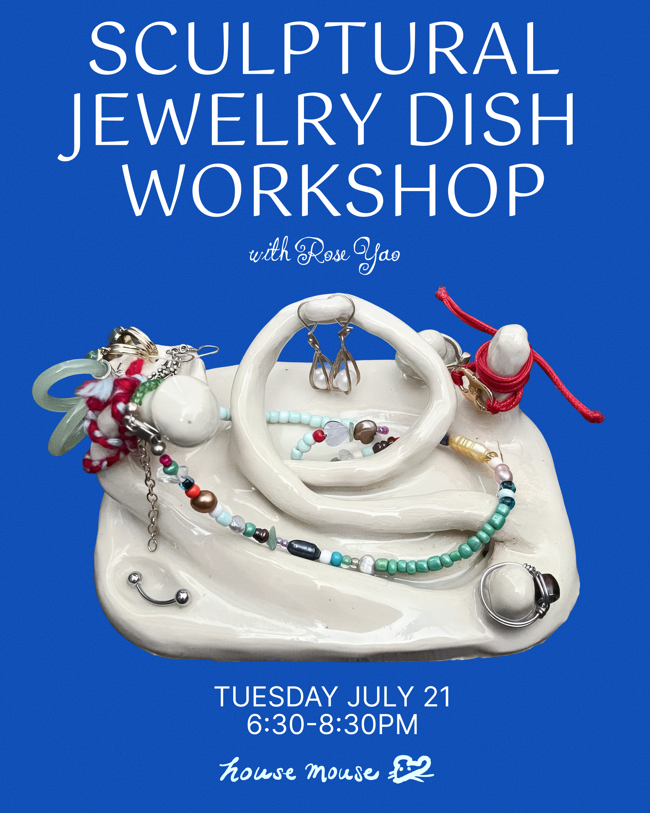 Ceramic Sculptural Jewelry Dish Workshop | July 21