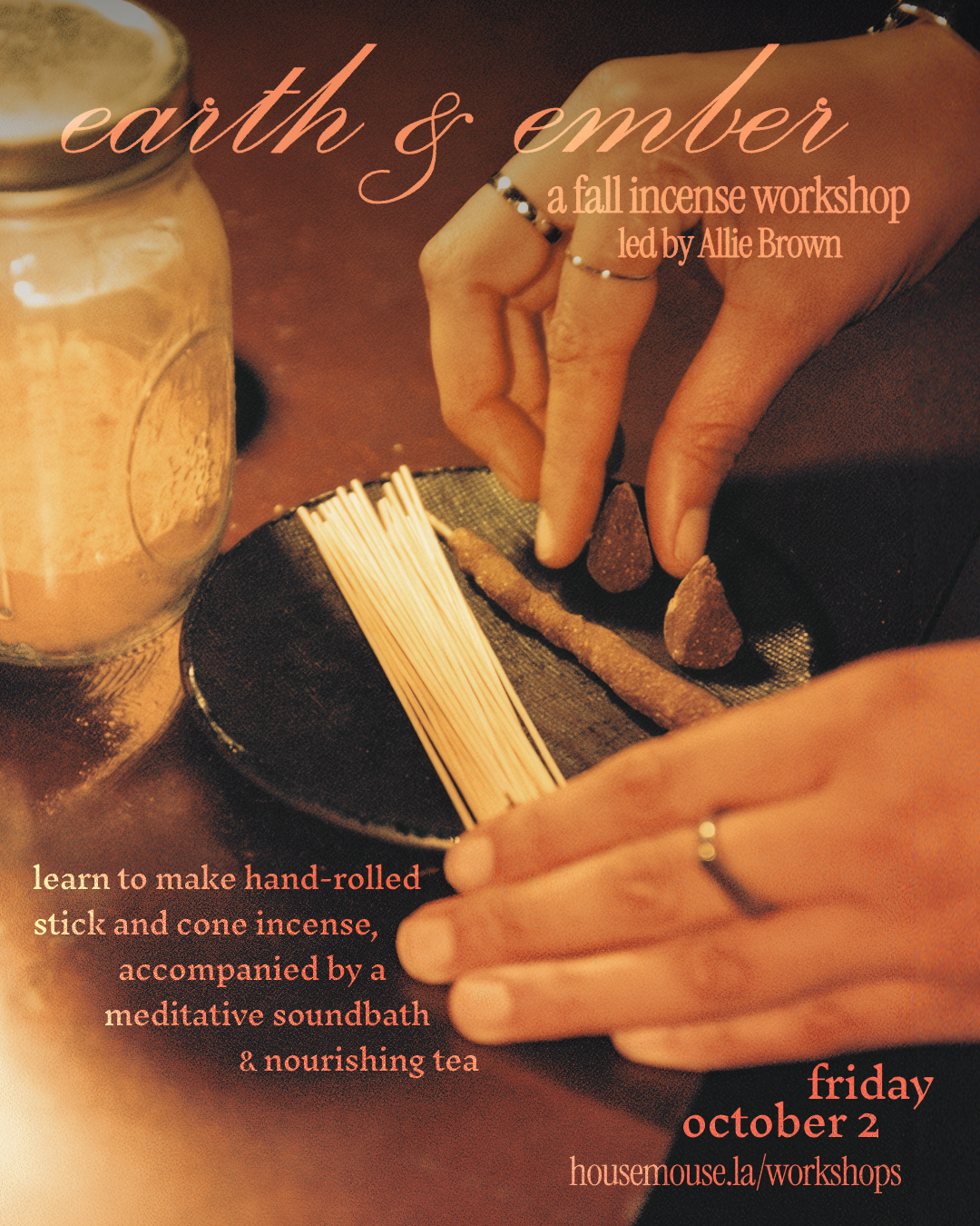 Earth & Ember: a Fall Incense Workshop | October 2