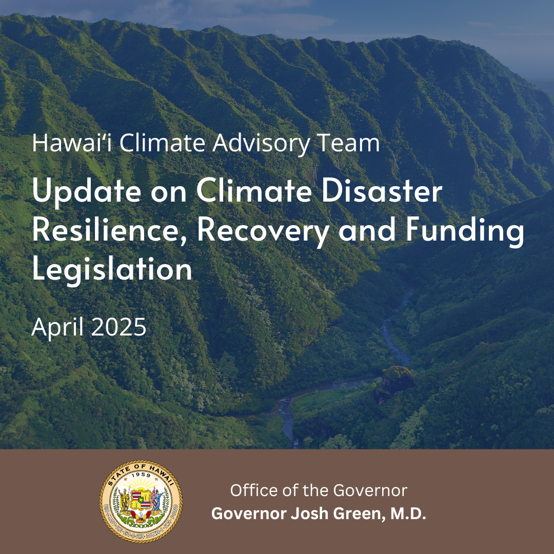 Recap: Climate Advisory Team Legislative Session Update