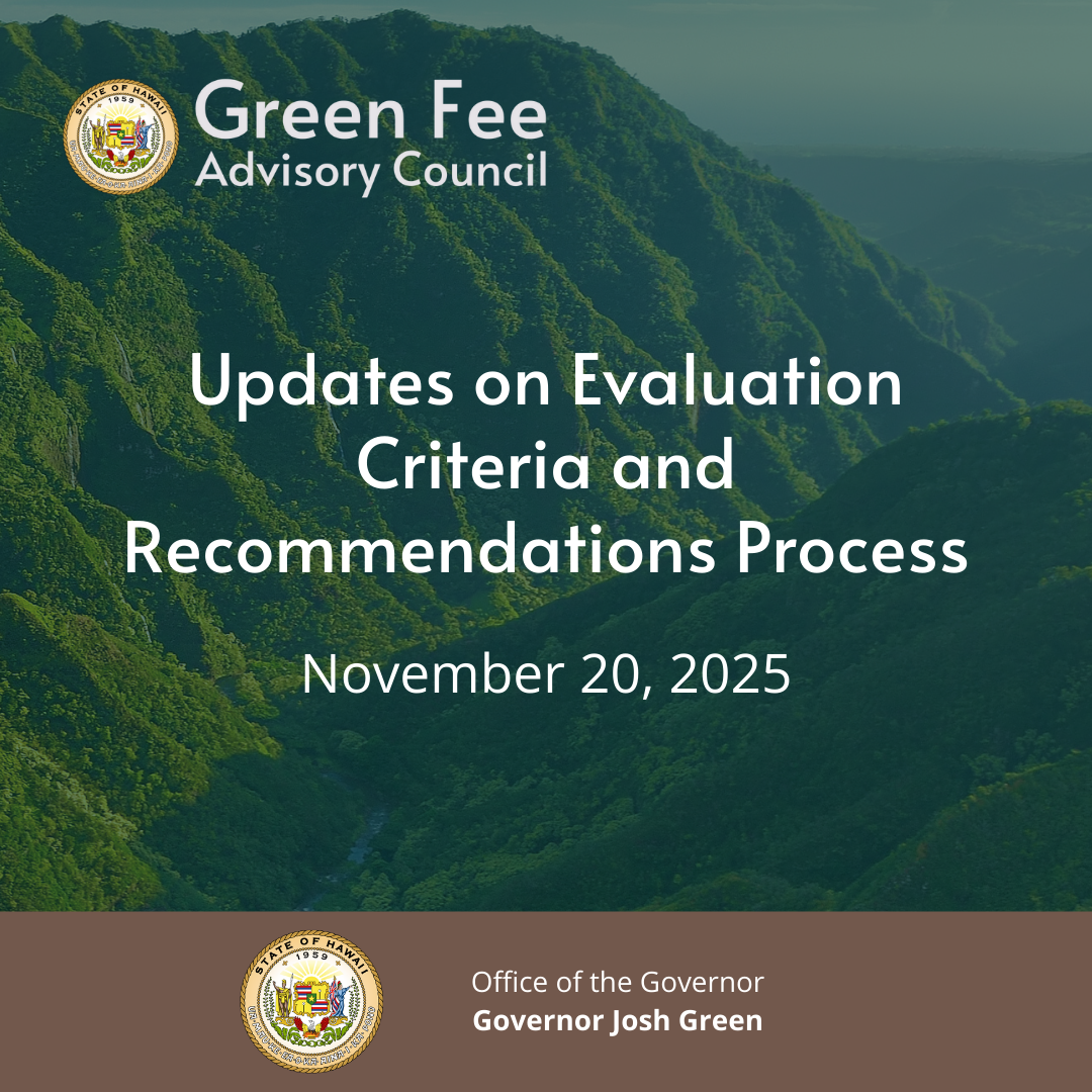 Webinar Recap: Updates on the Green Fee Evaluation Criteria &amp; Recommendations Process