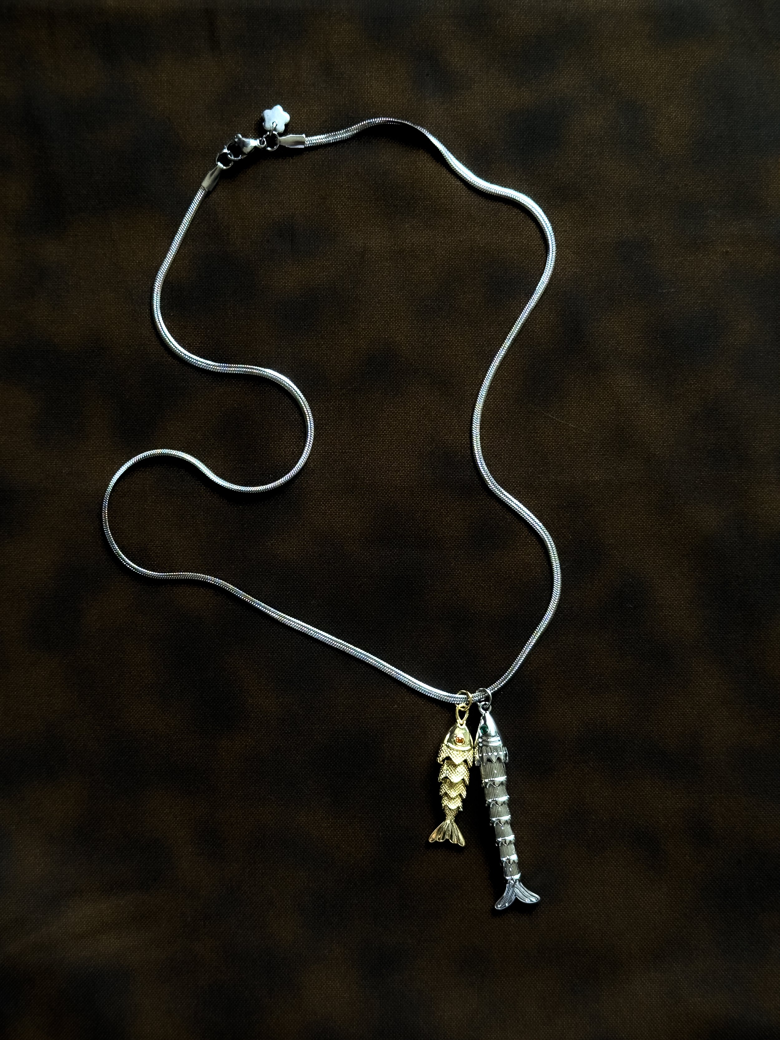 Two Fish Necklace