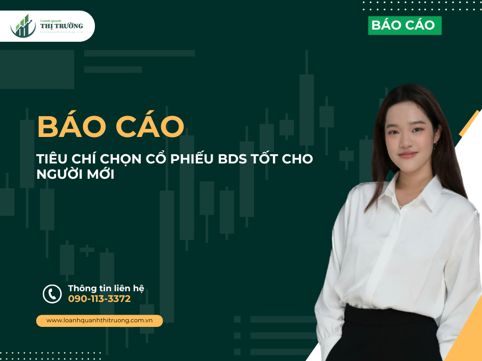 TIÊU CHÍ CHỌN CỔ PHIẾU BDS TỐT CHO NGƯỜI MỚI