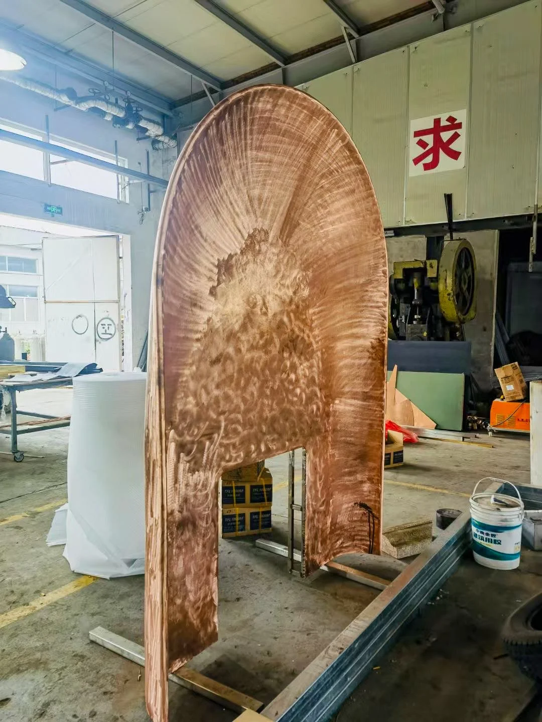 Custom Copper Fireplace process.jpg