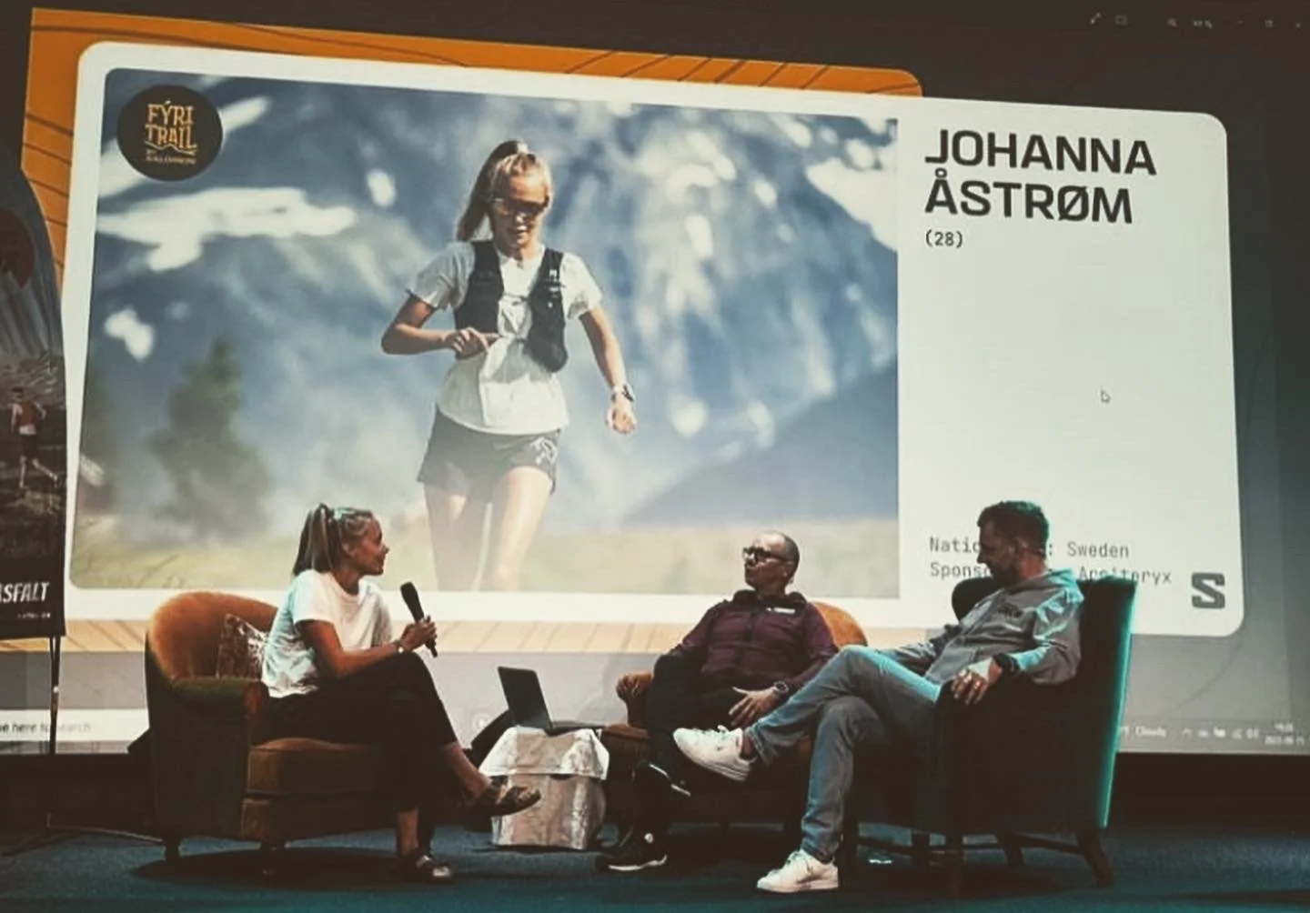 Intervju under Fyri Trail