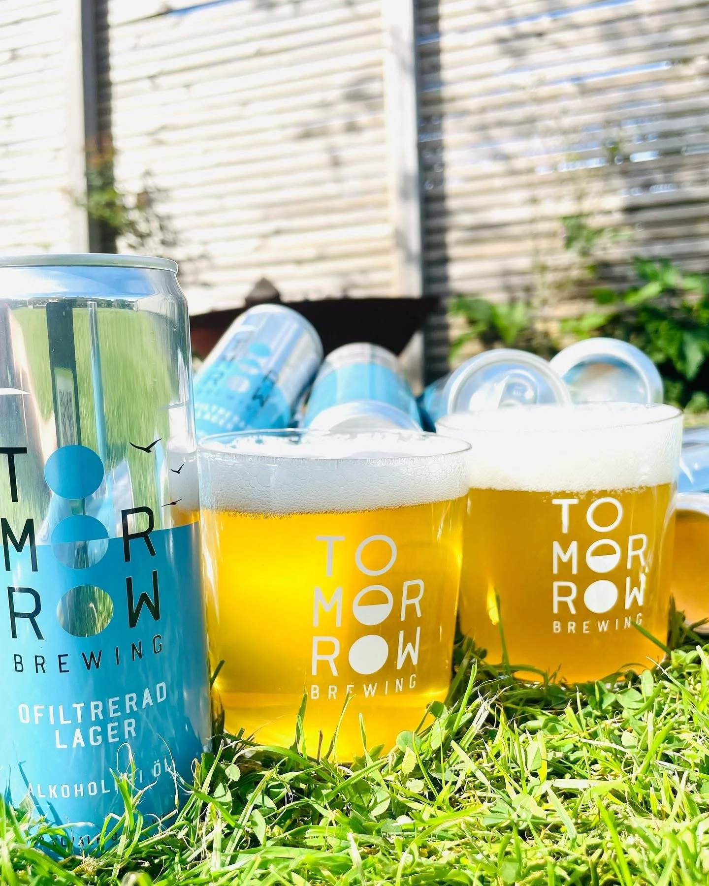 Vår alkoholfria öl och samarbetspartner Tomorrow Breewing