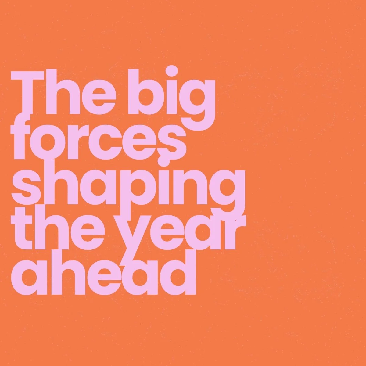 The Big Forces Shaping the Year Ahead

As I reflect on the year, a few powerful forces keep coming into focus. Not as distant trends, but as realities already shaping how we live, work and lead.

1. The Triple Bubble
Global debt, AI and crypto are co
