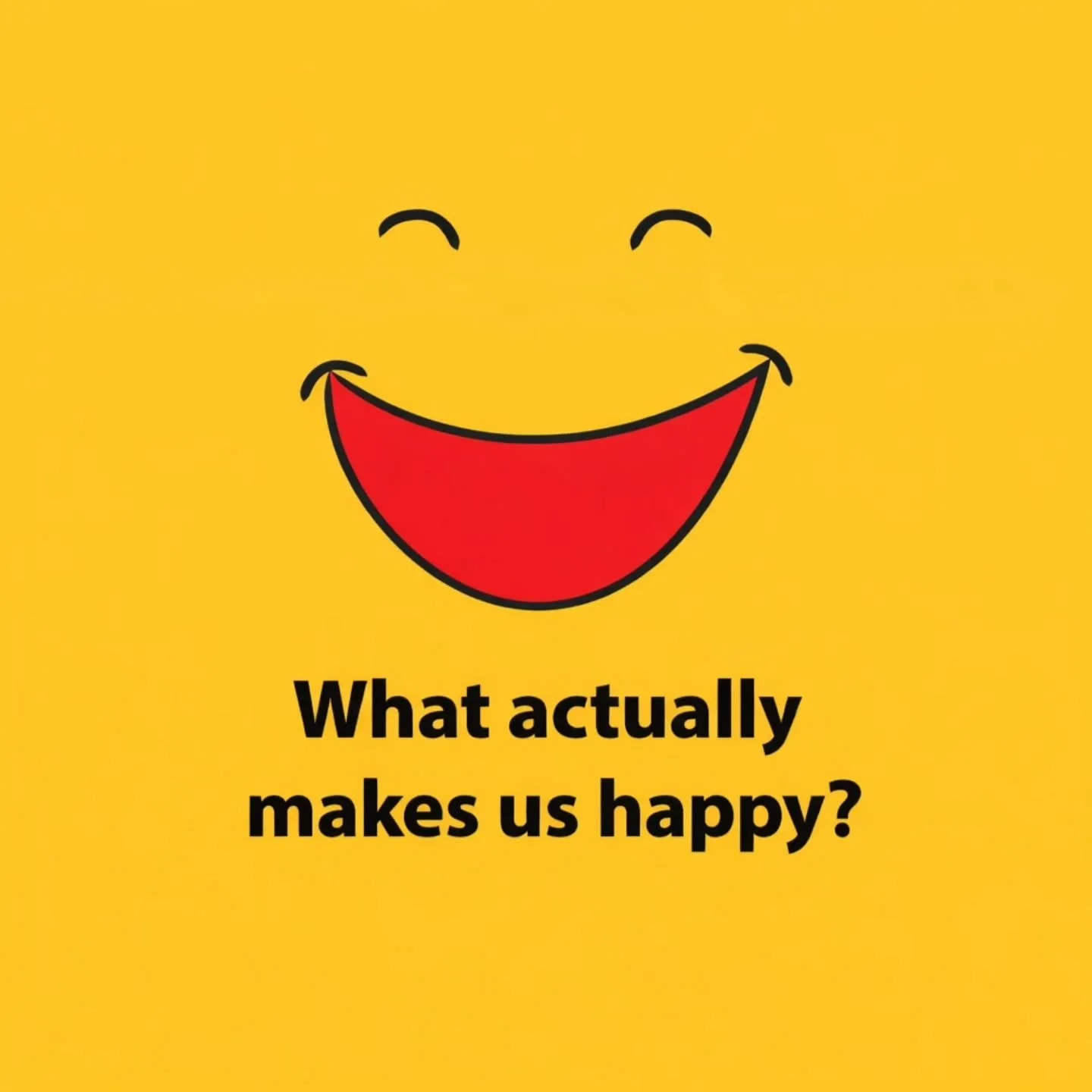 Yesterday was International Day of Happiness.

And it made me pause.

Because happiness isn&rsquo;t something we should only think about once a year.
It&rsquo;s something we&rsquo;re shaping every day, often without even realising it.

So let me ask 