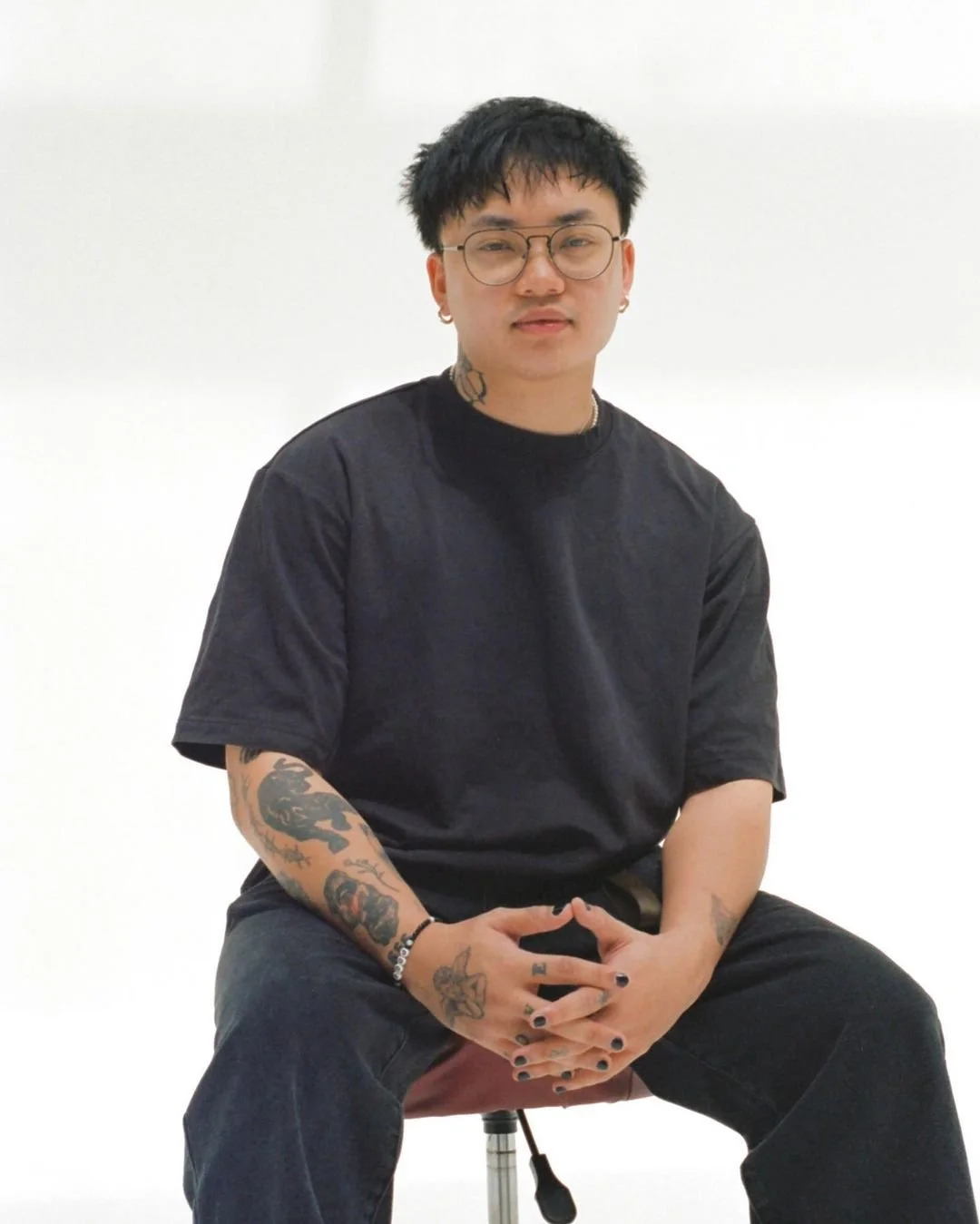 Gio at the Studio (2)• unabashedly youthful, painting it black(2).jpg