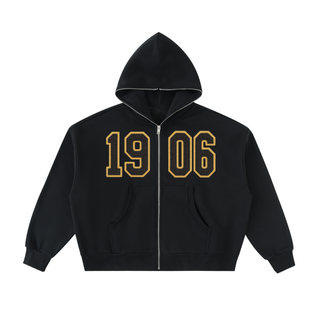 1906 Full Zip Up Hoodie
