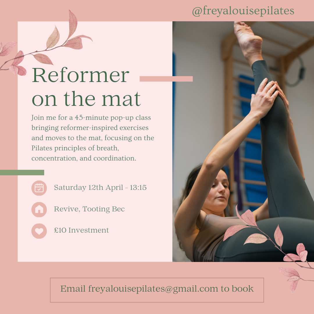 Pop Up Class Reformer on the Mat