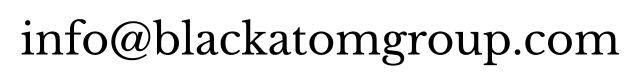 Email contact details for Black Atom Group shown in image format