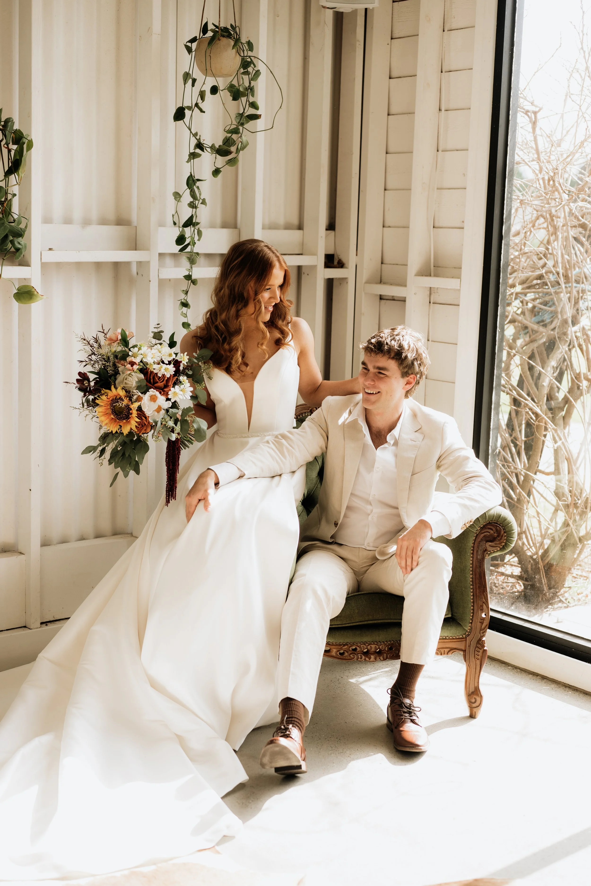 Sarah & Matthew at Barn Events