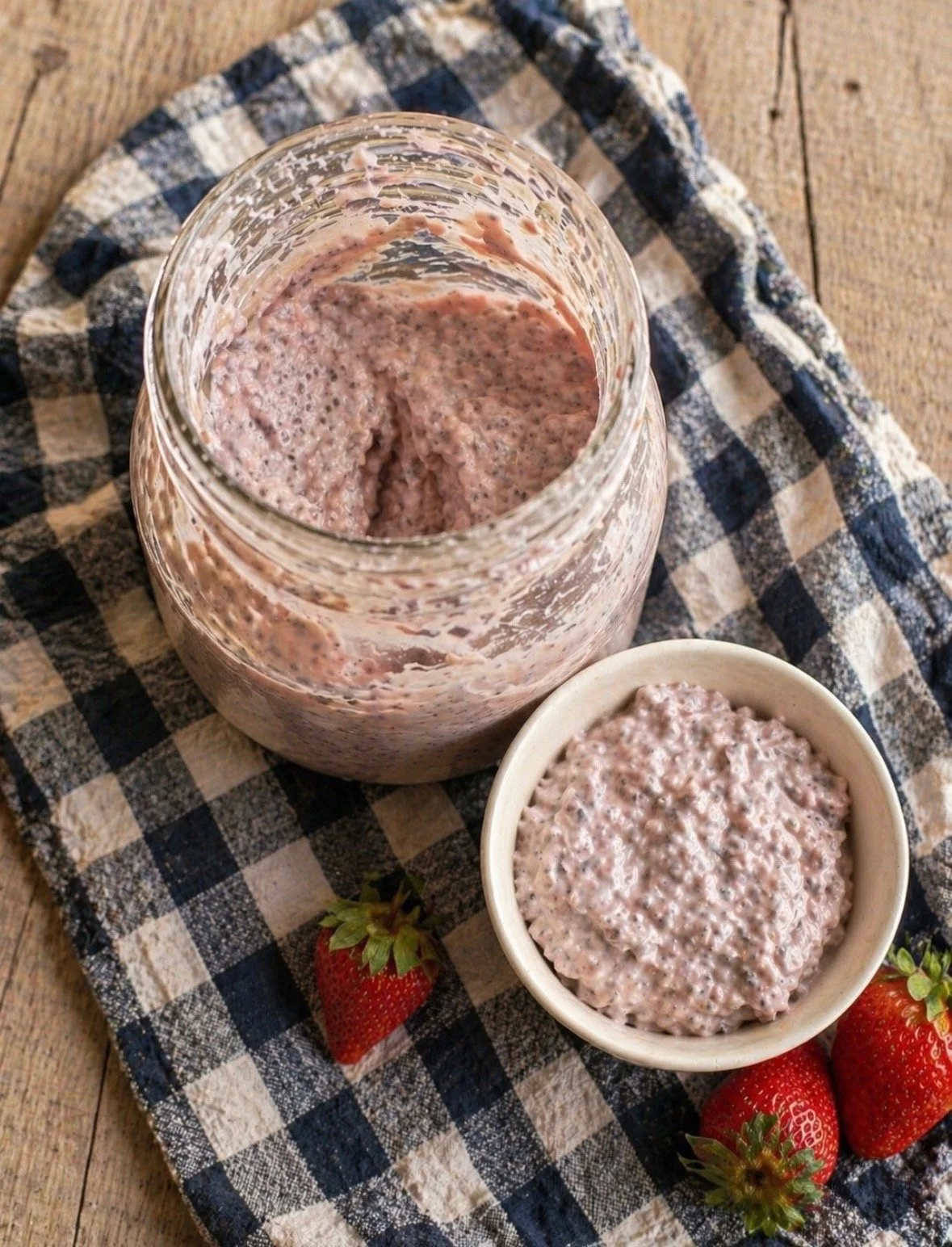 Strawberry Chia Seed Pudding