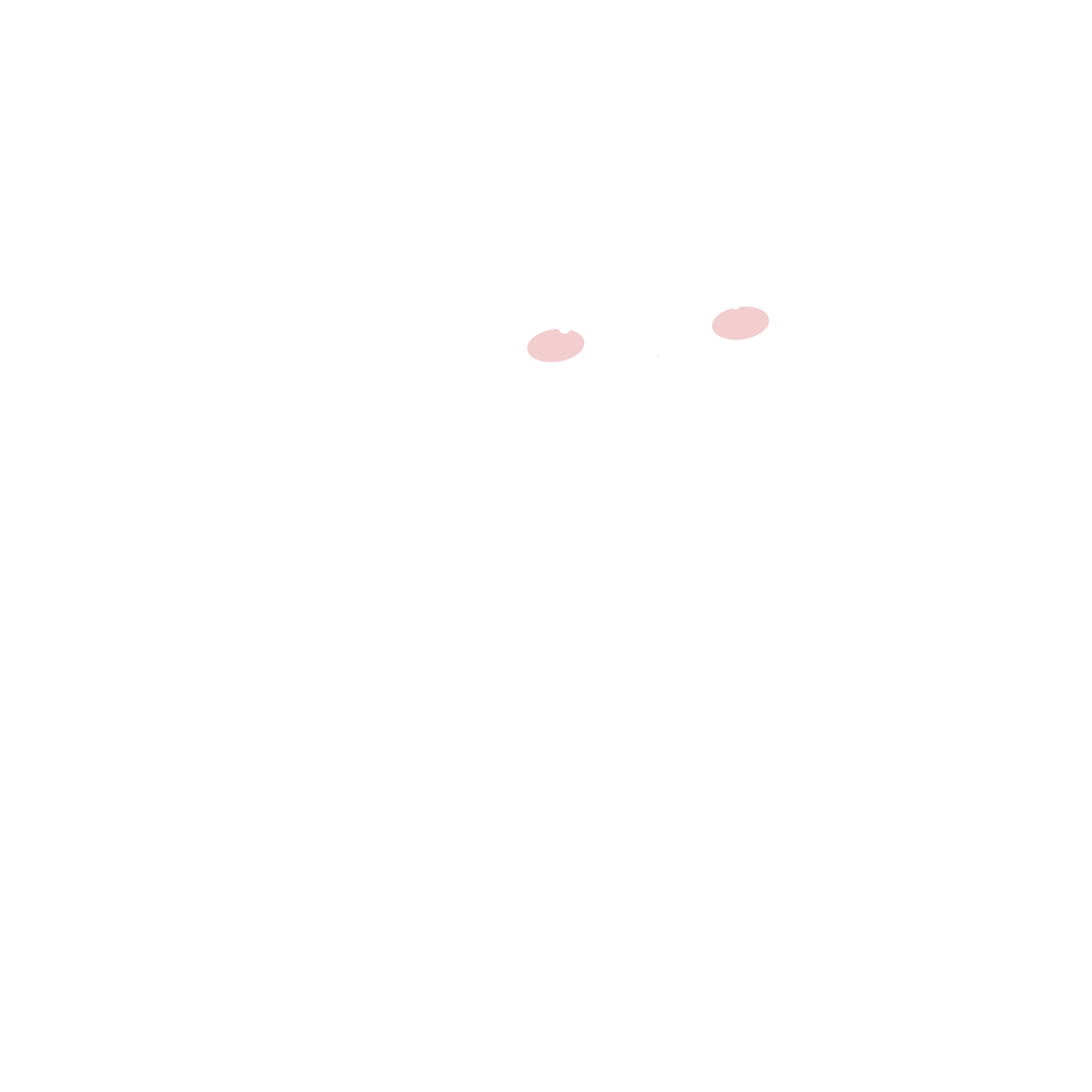 Illustration of a cute cartoon cat with bubbles on a black background.