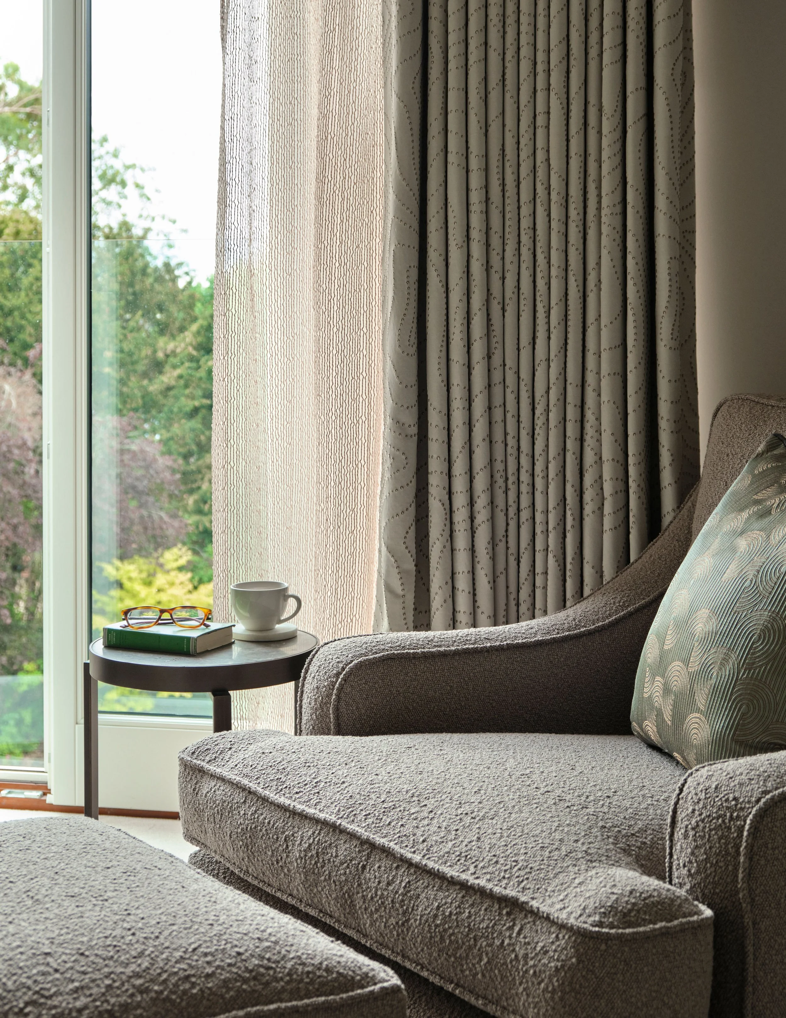 master bedroom design Georgina Robertson Interiors Interior Designer Cambridge Cheshire