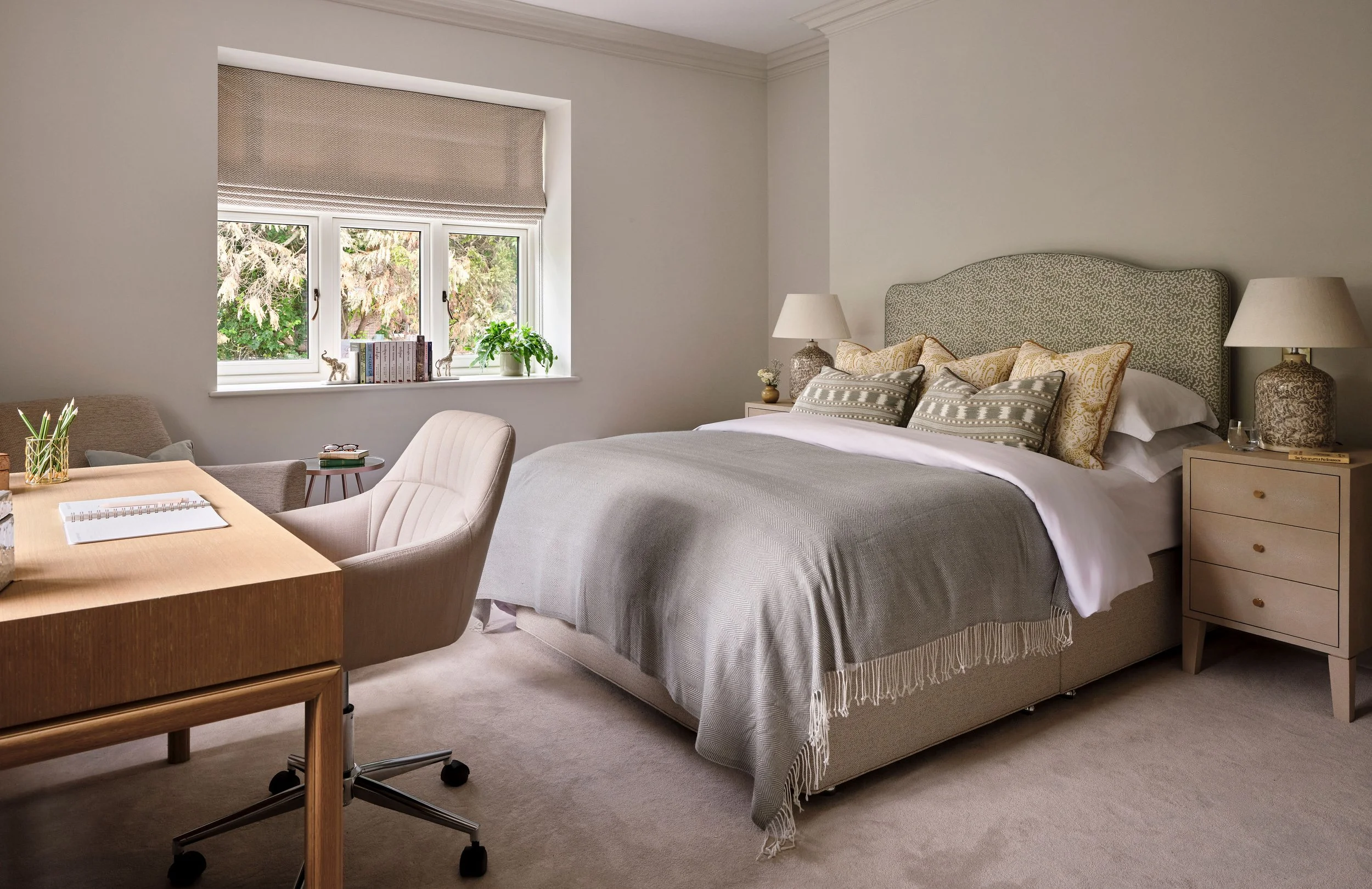 Girls bedroom design Georgina Robertson Interiors Interior Designer Cambridge Cheshire