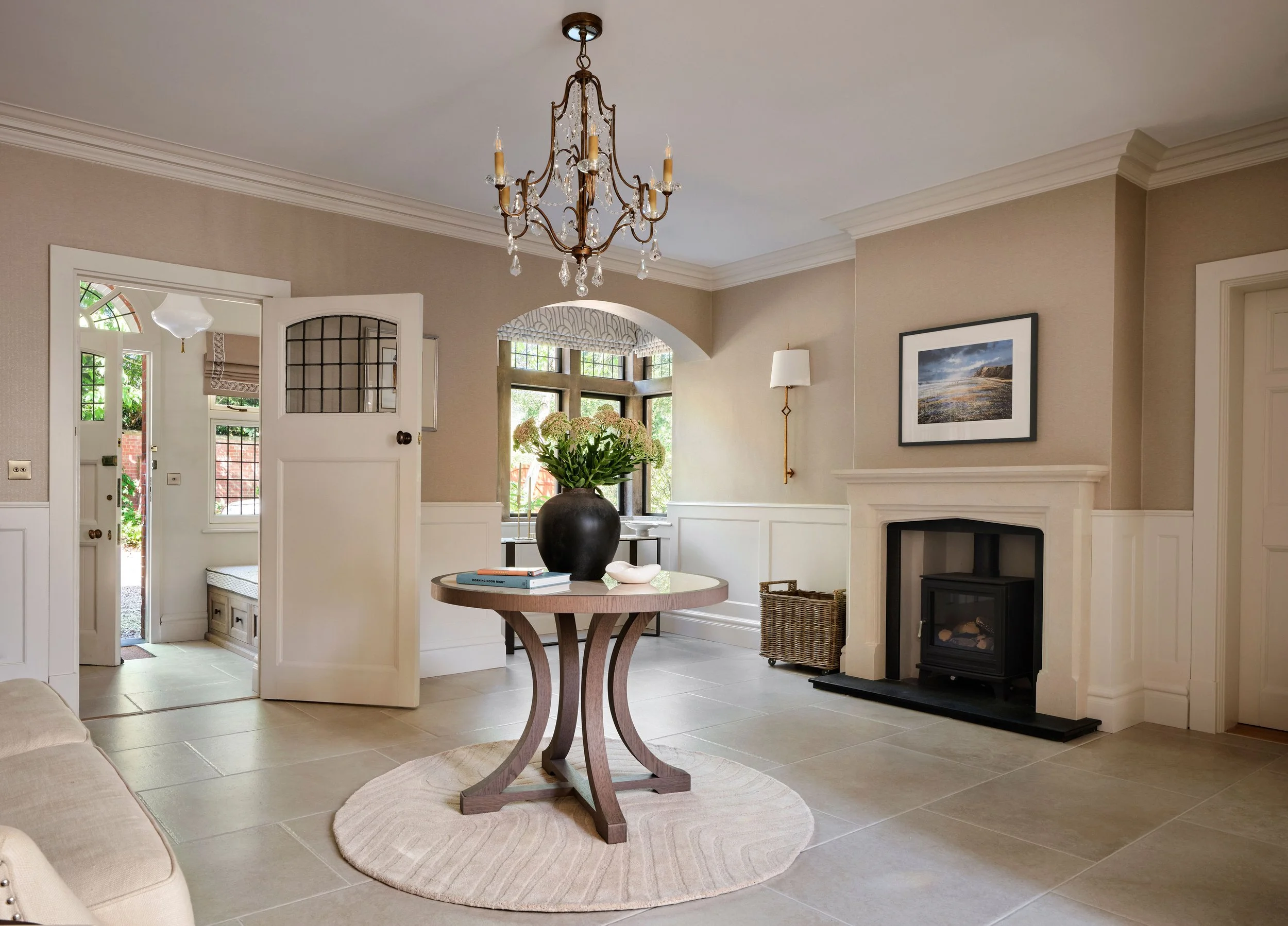 hallway design Georgina Robertson Interiors Interior Designer Cambridge Cheshire