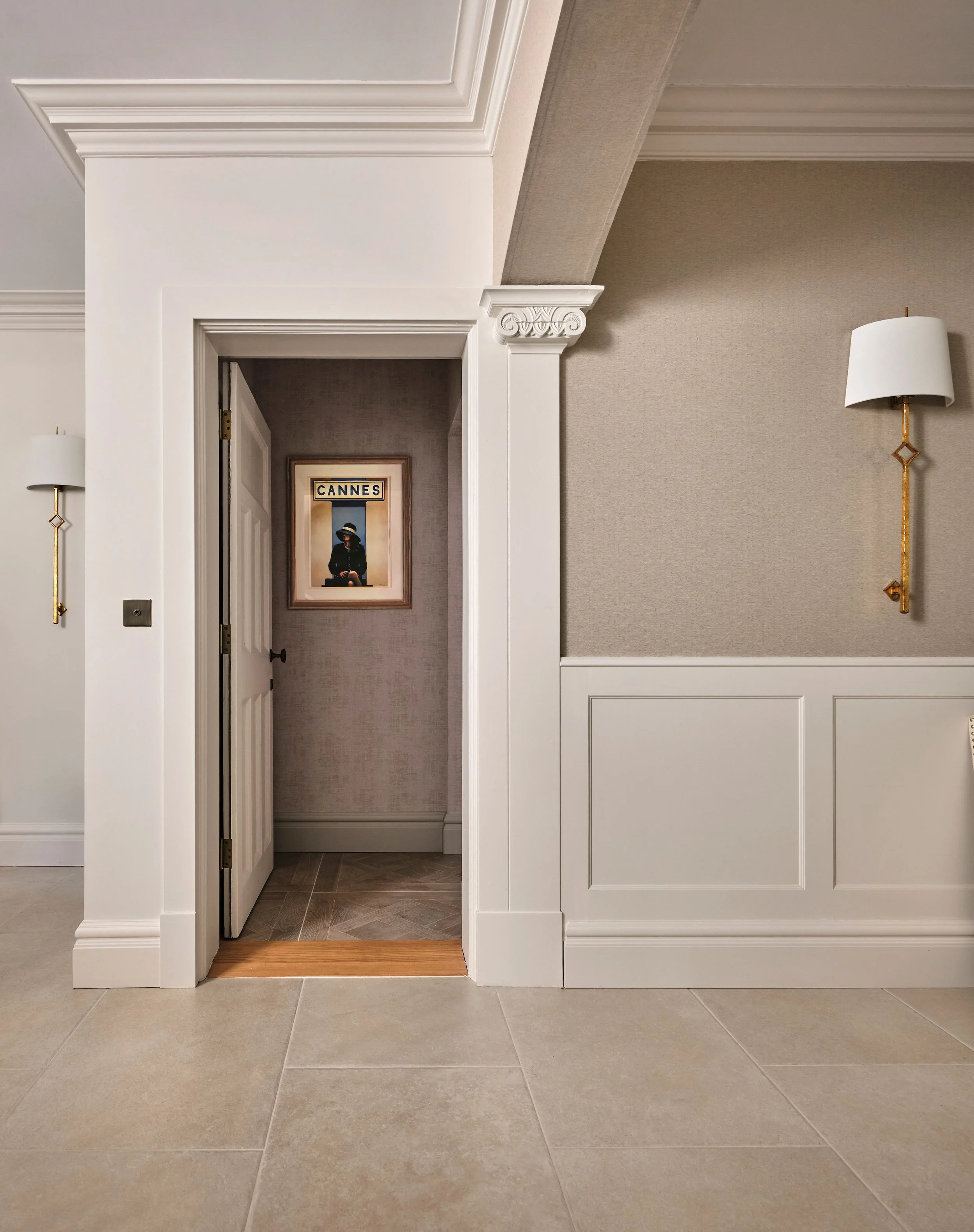 hallway design Georgina Robertson Interiors Interior Designer Cambridge Cheshire