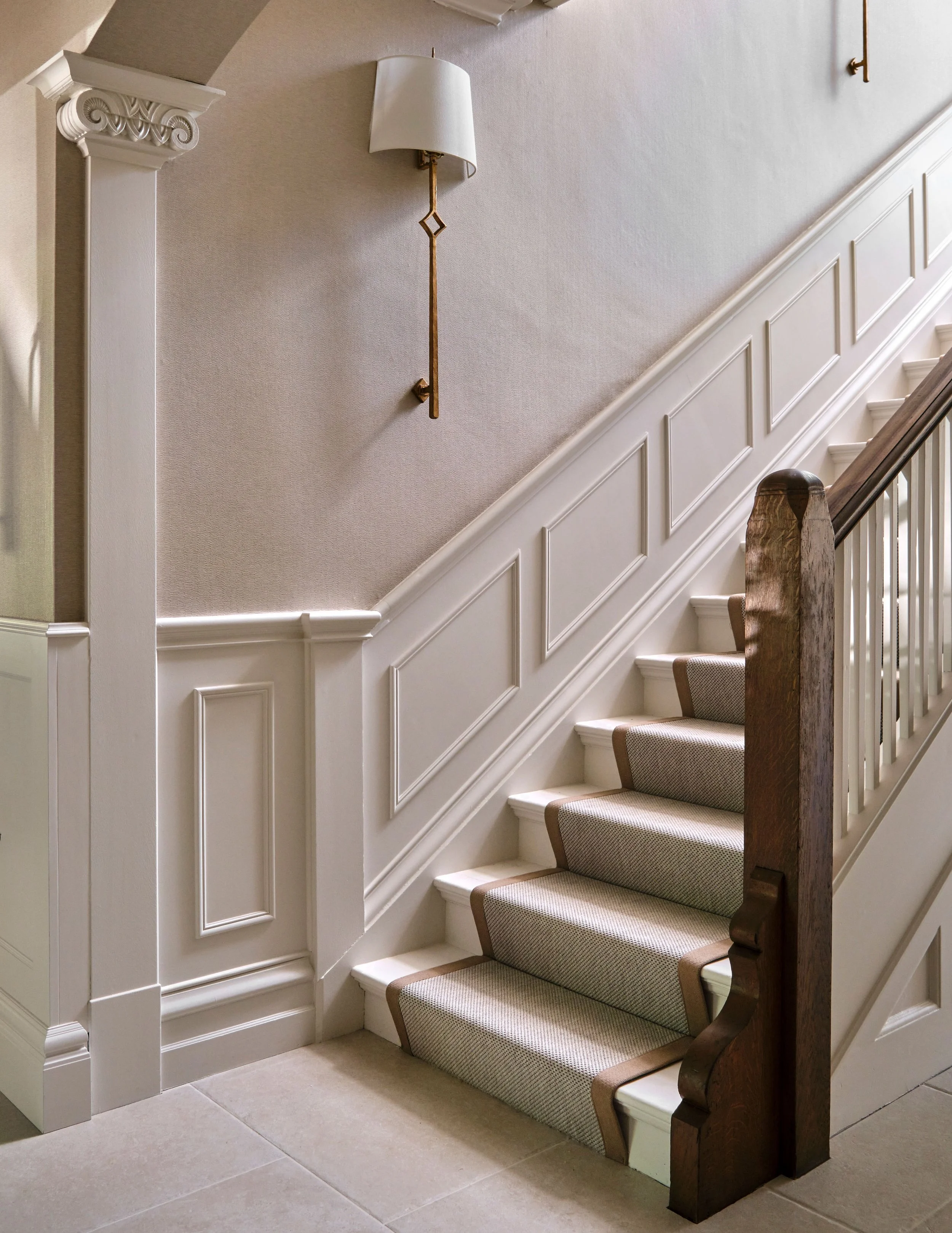 hallway design Georgina Robertson Interiors Interior Designer Cambridge Cheshire