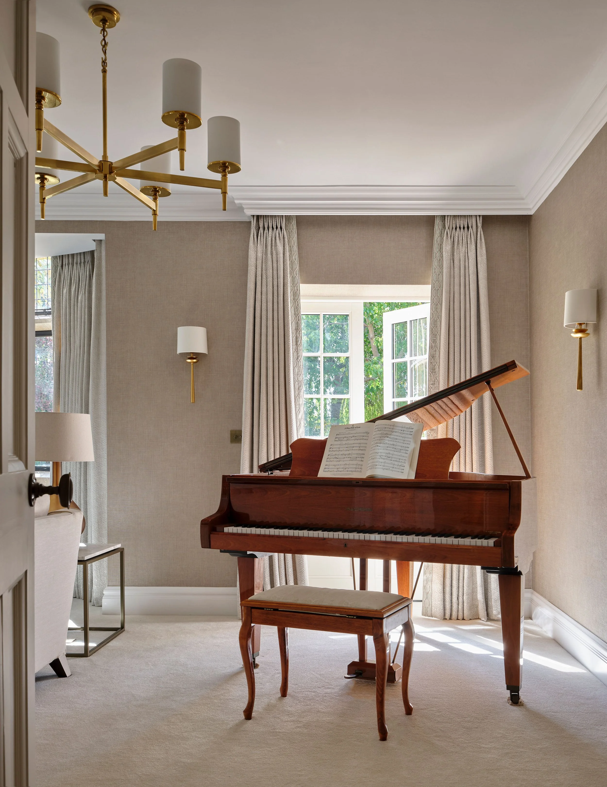 sitting room design Georgina Robertson Interiors Interior Designer Cambridge Cheshire