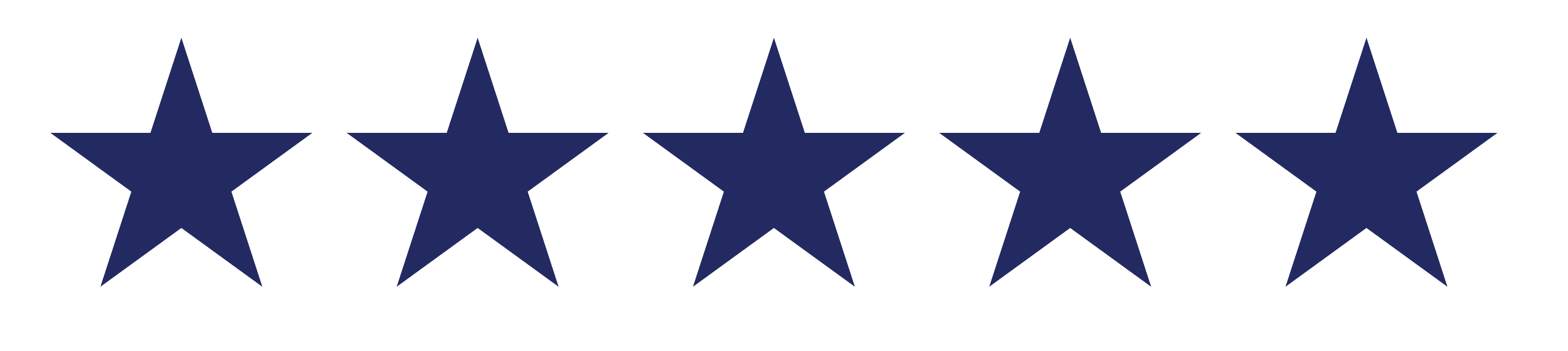 Five Blue Star Rating