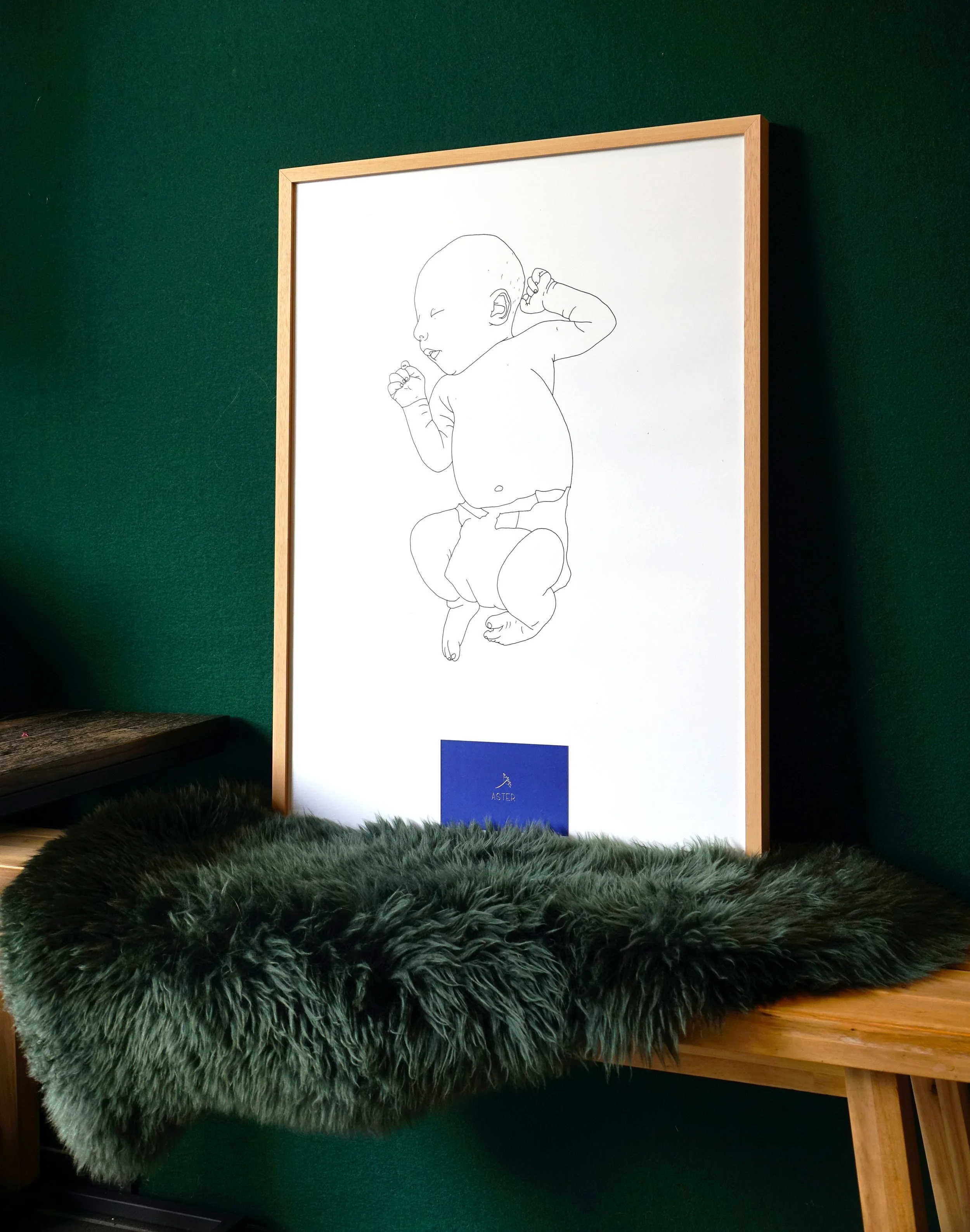 Babyportret, schaal 1:1