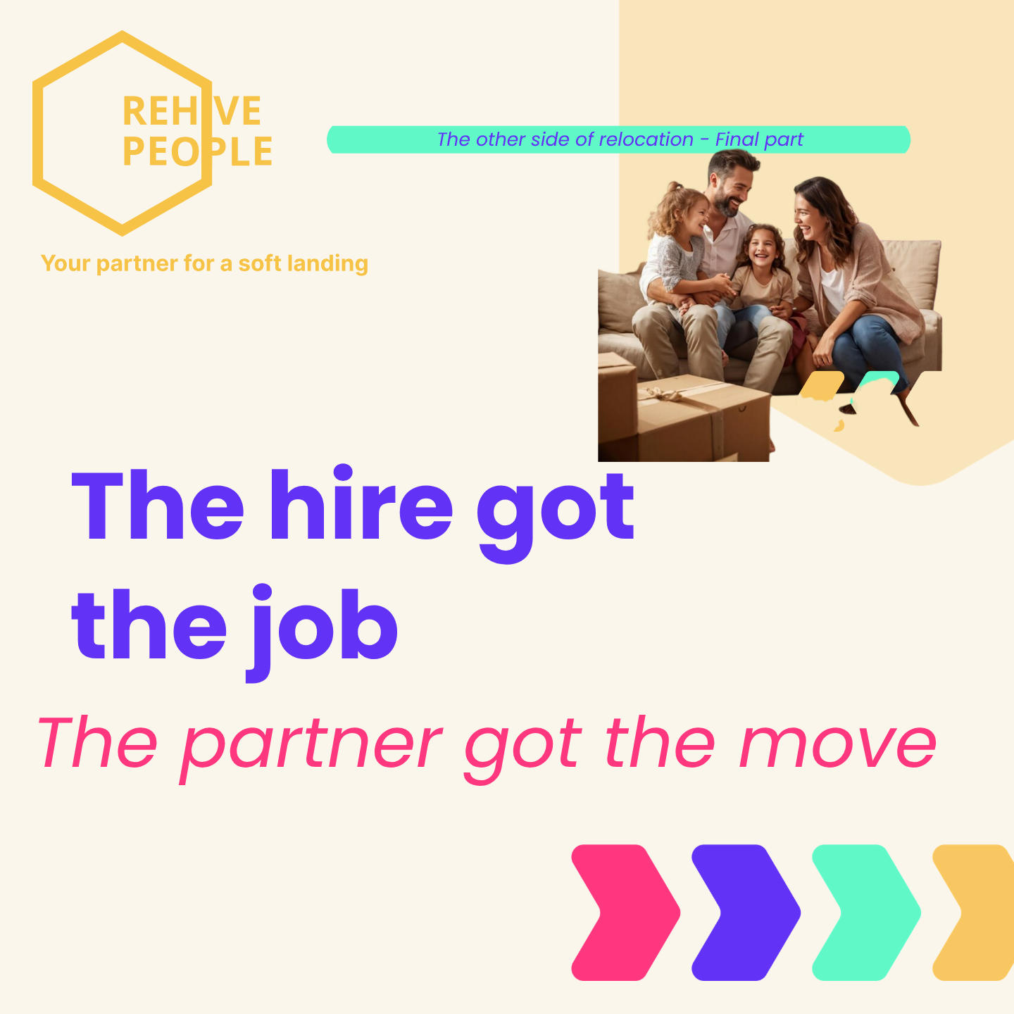 The hire got the job. The partner got the move.