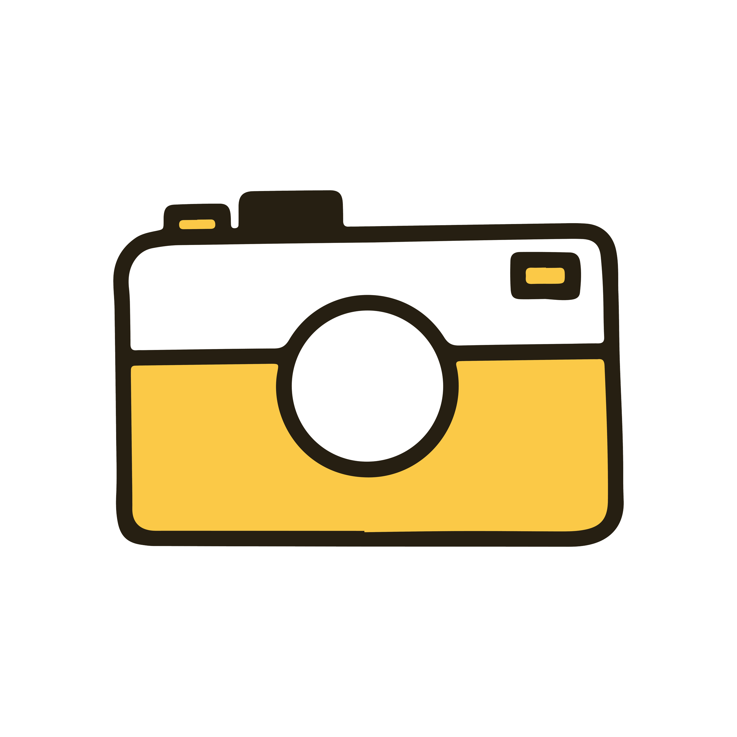 Illustration of a vintage camera with a yellow and white body on a black background.
