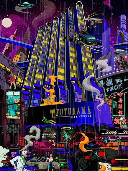 Futurama Hotel
Mojoko
Print on satin
120 x 80 cm
2024

Join us for the closing weekend of Paradise Lost🌴 
Open Saturday and Sunday 1 - 6 pm 

#threebaysgallery #3baysgallery #zoersel #paradiselost #lastdays