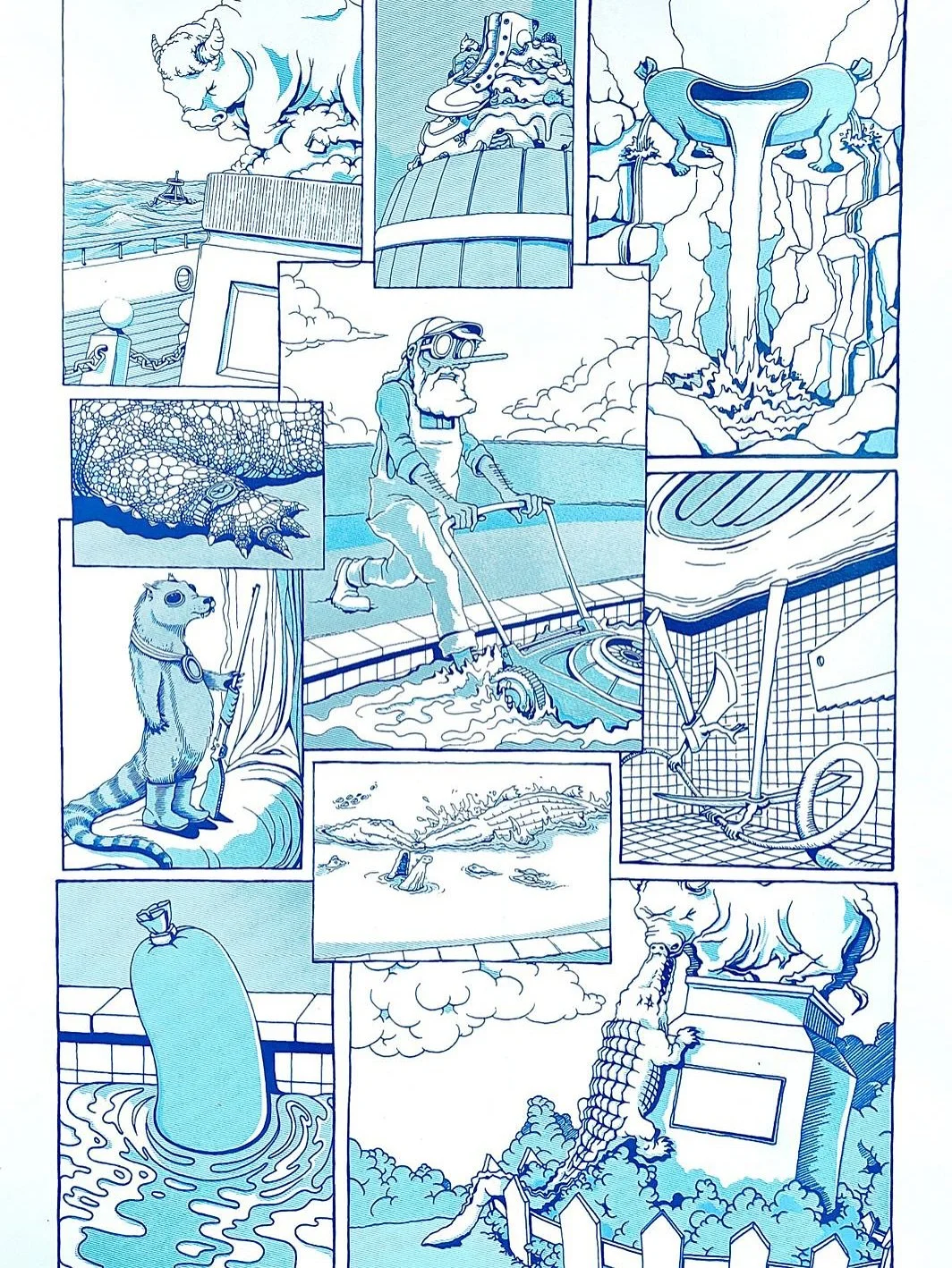 Almanac I 
Malco RC
Silkscreen print on paper, framed
/10
62 x 44 cm
2024

Join us for the closing weekend of Paradise Lost🌴
Open Saturday and Sunday 1 - 6 pm 

#threebaysgallery #3baysgallery #zoersel #paradiselost #lastdays
