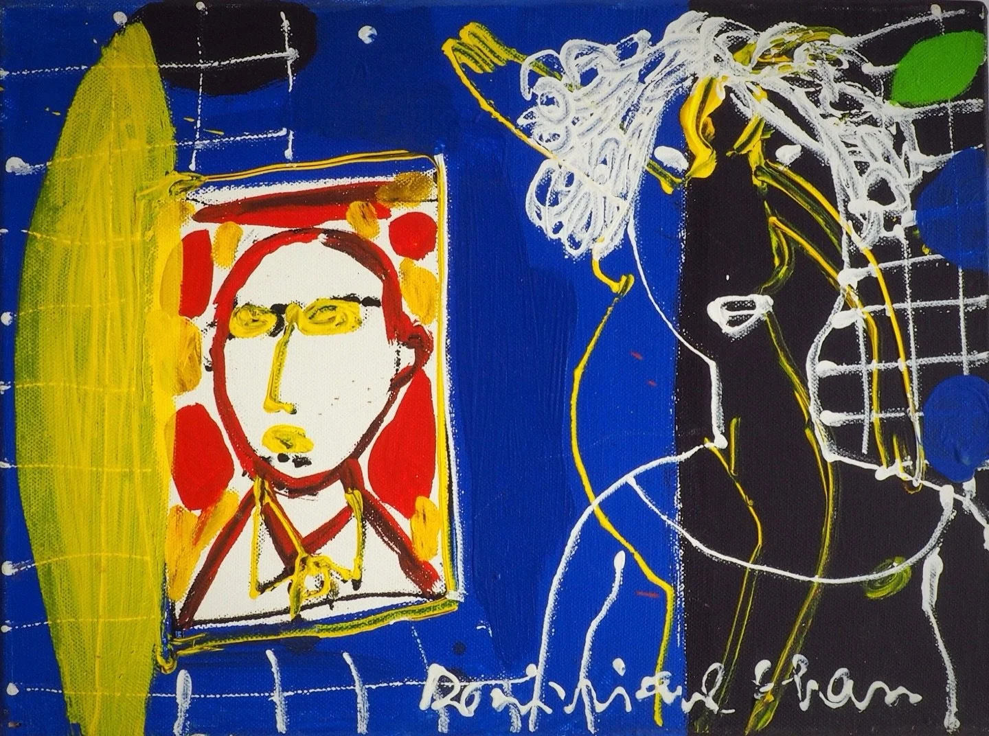 Le Temps Qui Passe

Dominique Chan - 2015
Mixed Media on Canvas
Measurements: 30 x 40cm

This vibrant piece is a classic example of Dominique Chan&rsquo;s expressive and multicultural style. He is known for a &ldquo;fusion&rdquo; approach that blends